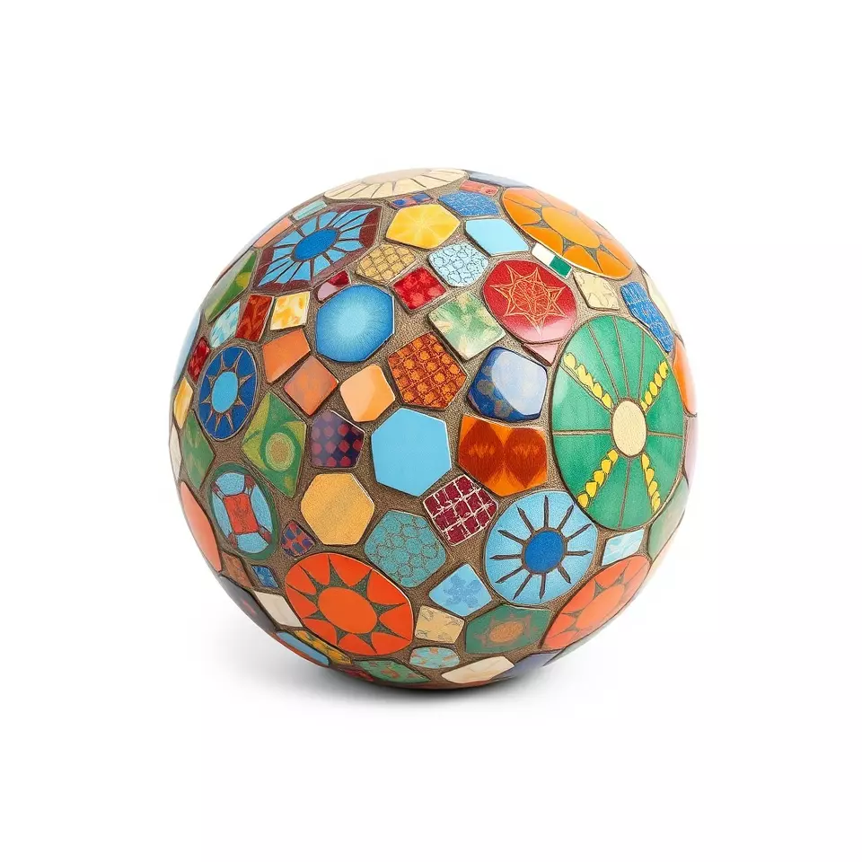 Mosaic Colorful Tiles HQ PBR Textures Set Texture_1