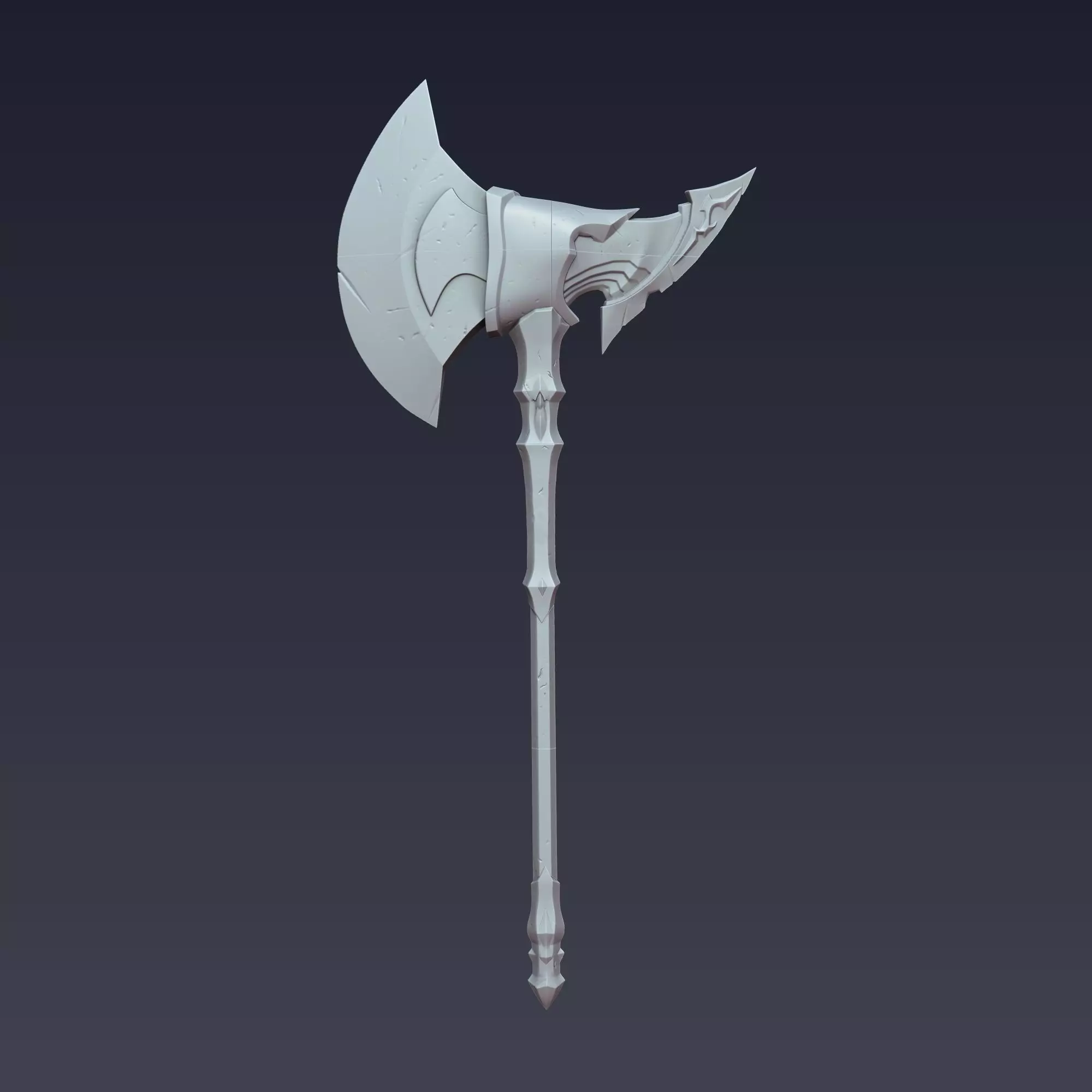  Iron Axe  Solo Leveling 3D print model_0