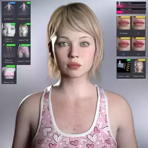 Debora T Bundle for Genesis 8 Female