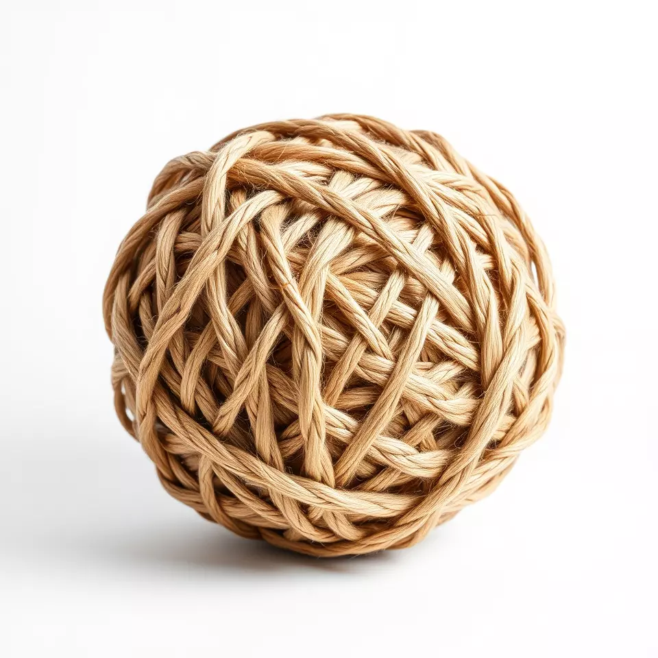 Twisted Rope Beige HQ PBR Textures Set Texture_1