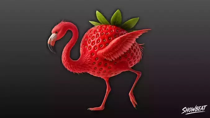 Strawberrelli Flamingelli - Italian Brainrot