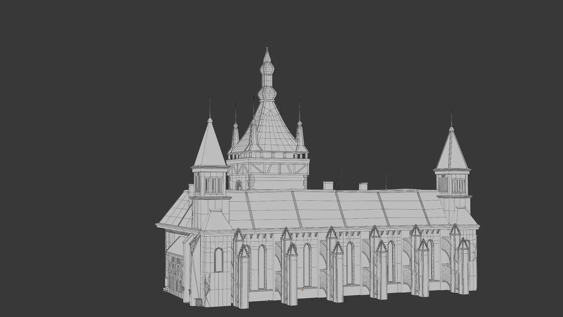 Dark Fantasy House LG C 3D model_1