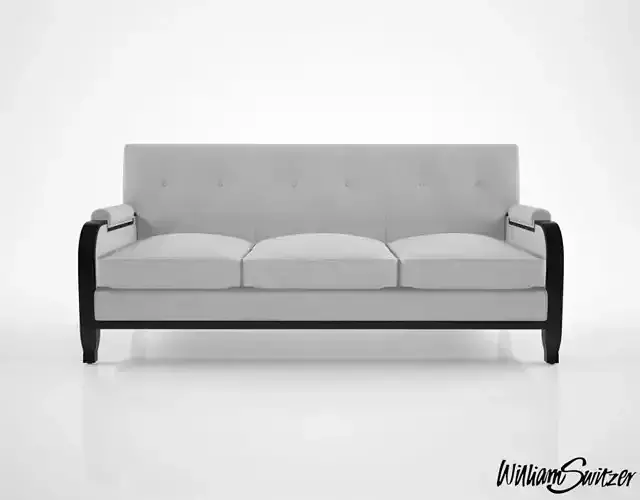 William Switzer The Chaise Fontenac Three Seat Sofa