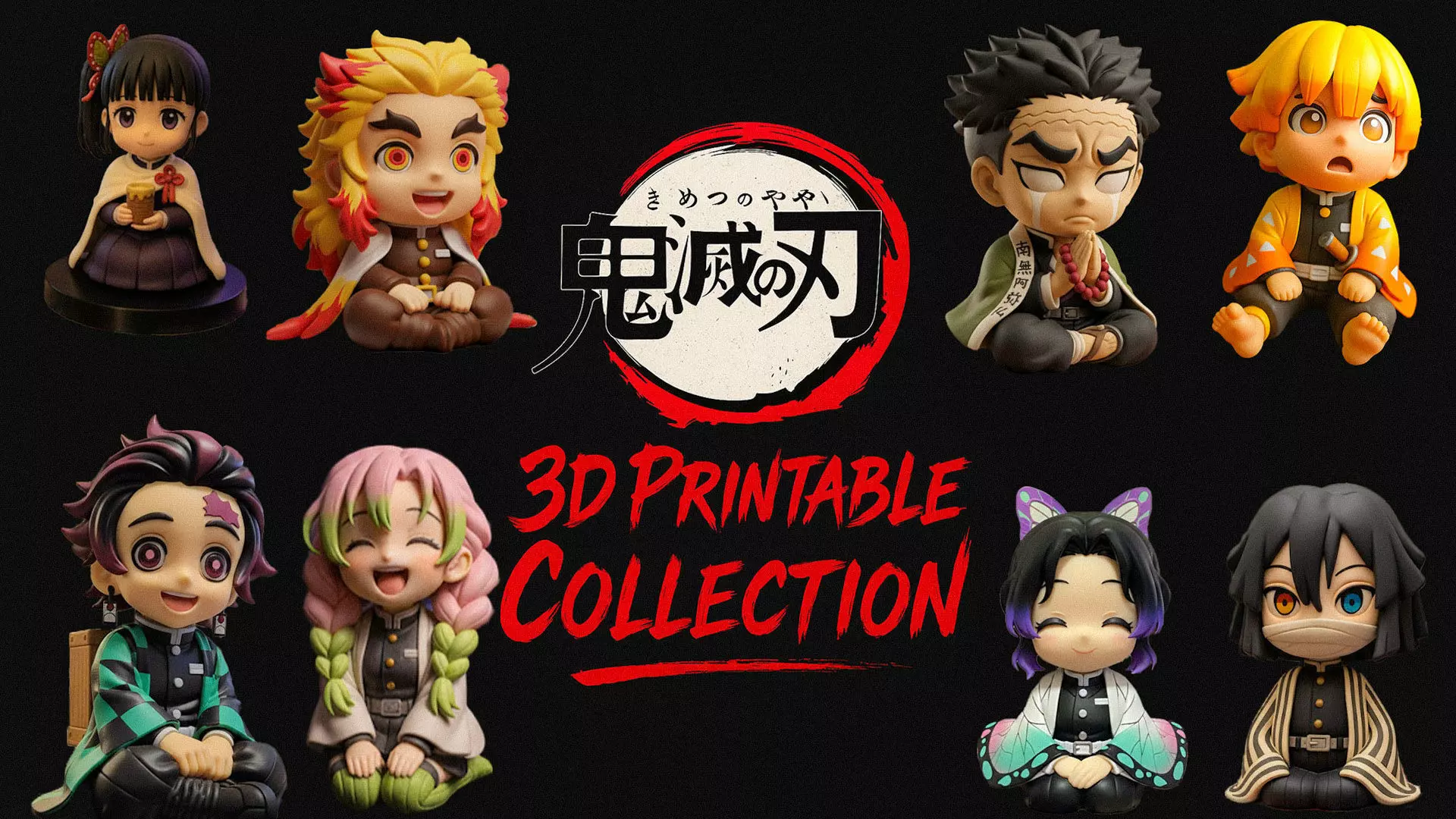 Chibi Demon Slayer 3D Collection _0