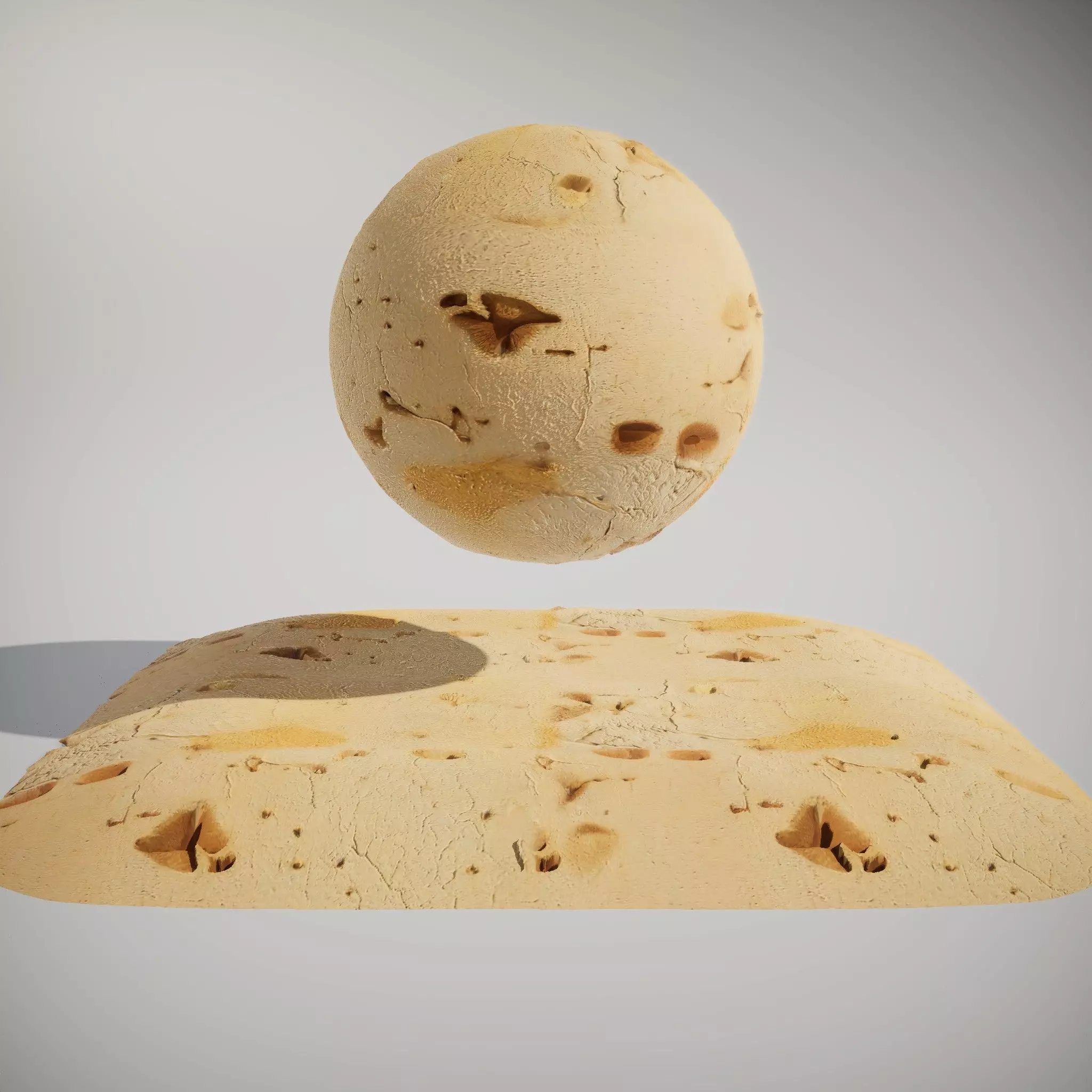 Clay Earth Cracked HQ PBR Textures Set Texture_2