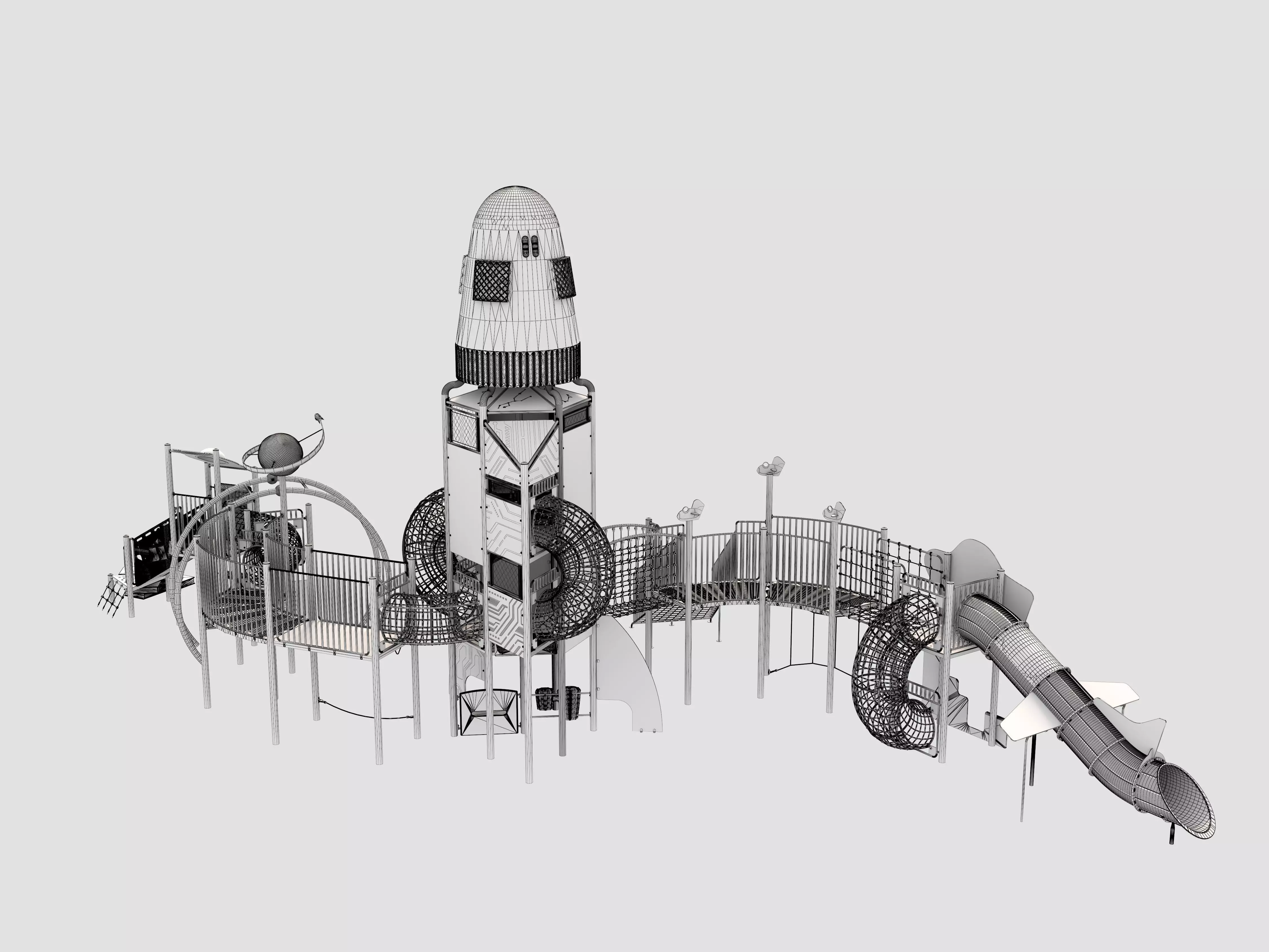 Playground for children 3D model_12