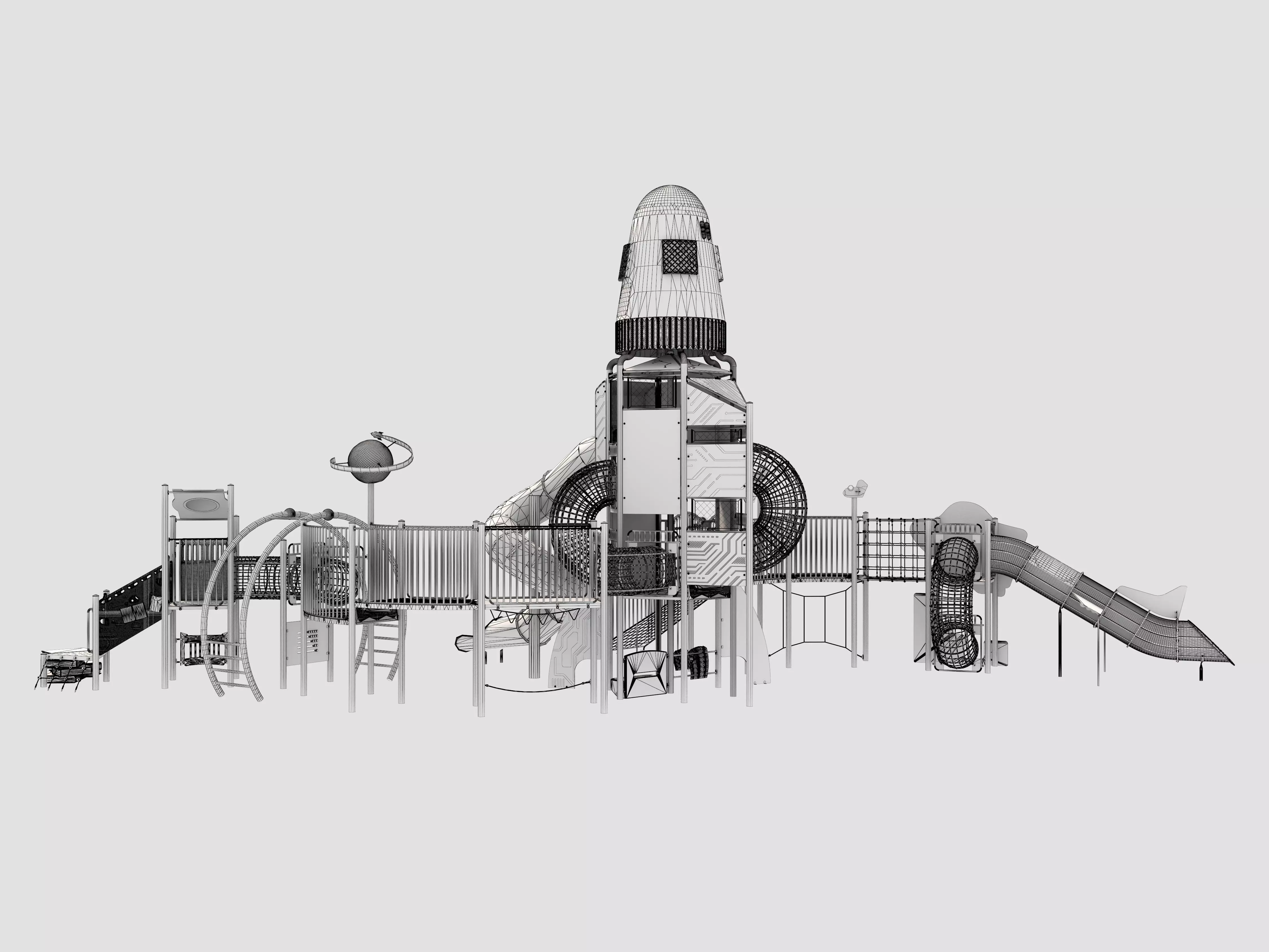 Playground for children 3D model_13