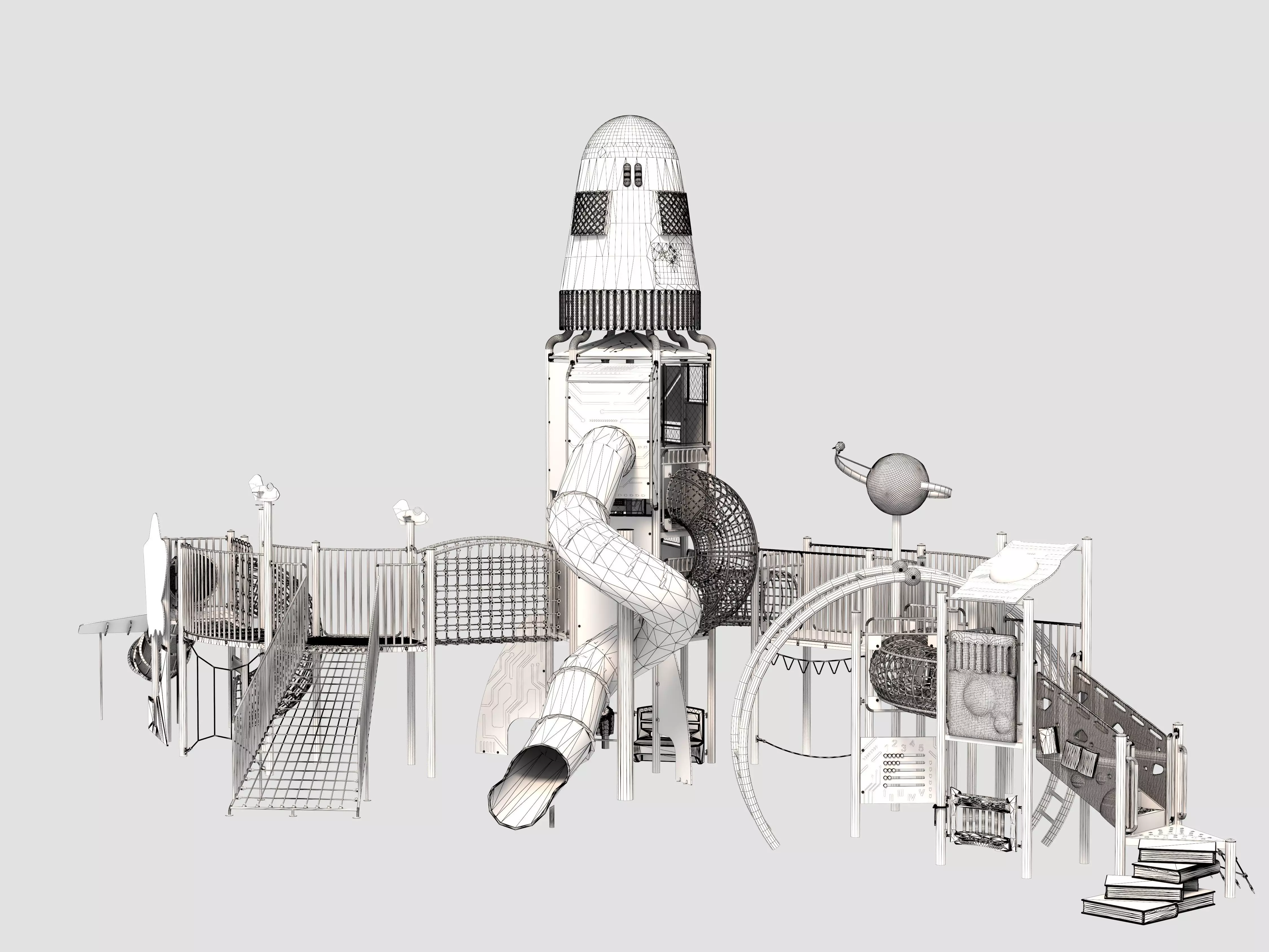 Playground for children 3D model_11