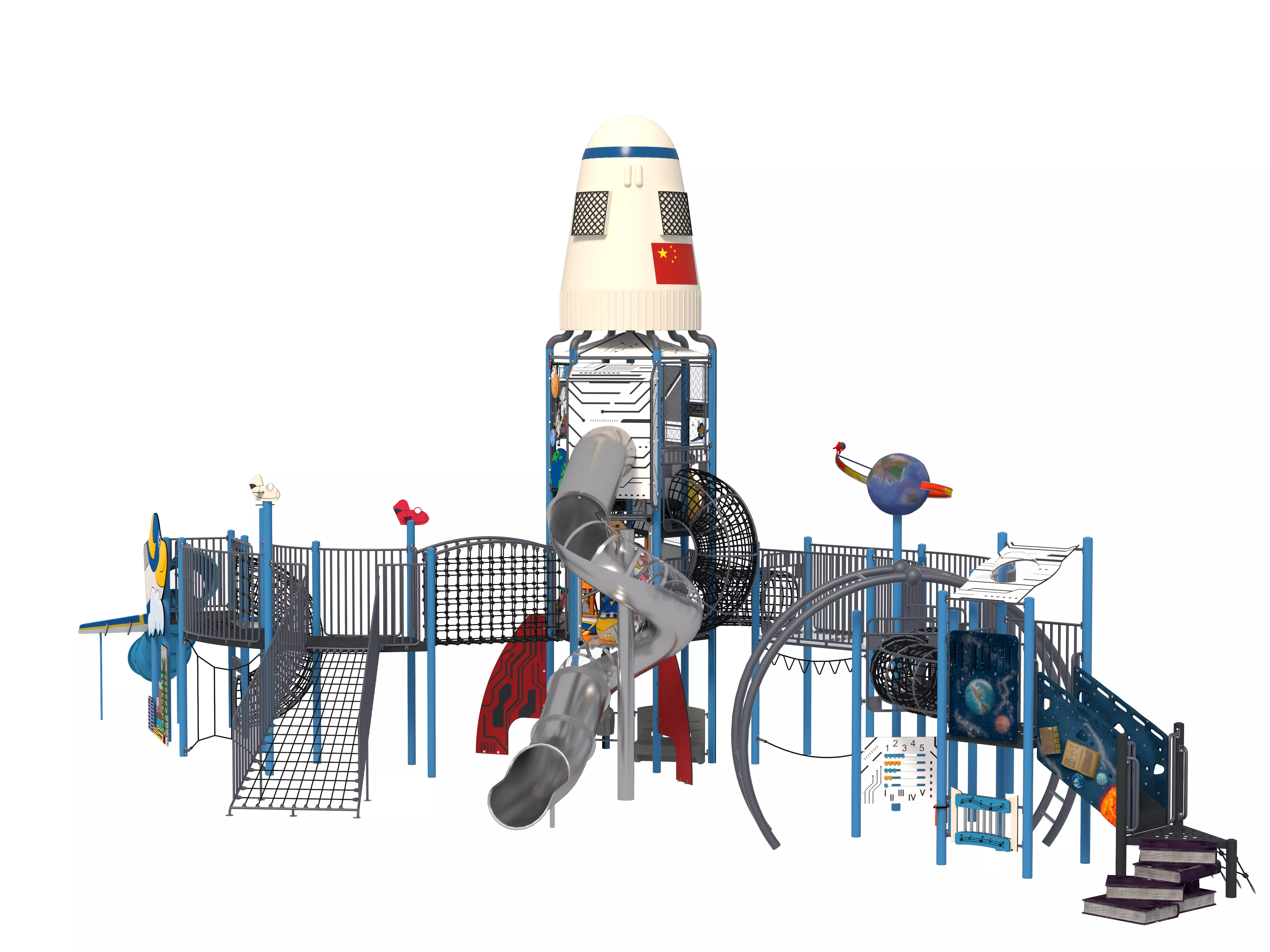 Playground for children 3D model_2