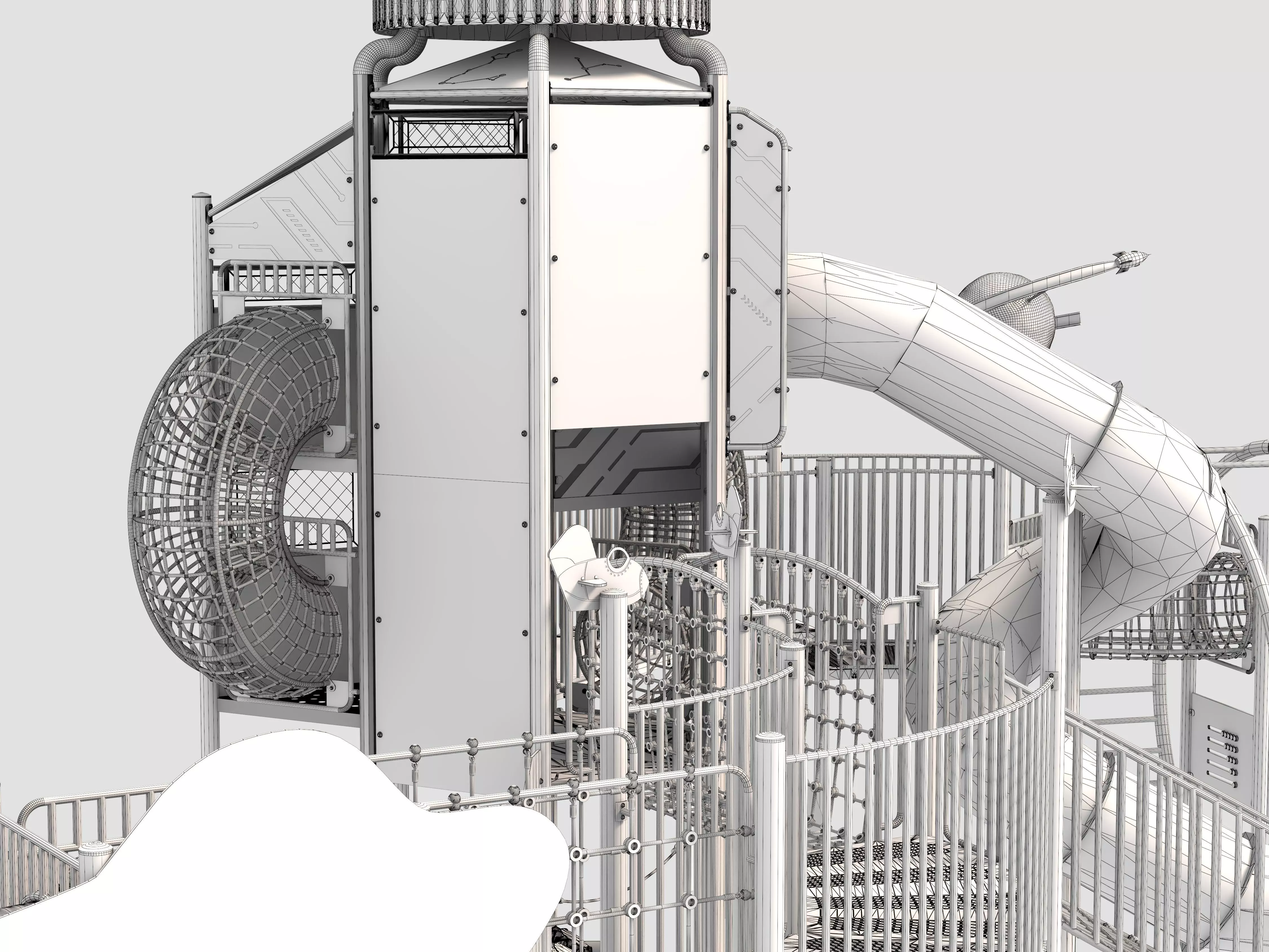 Playground for children 3D model_16