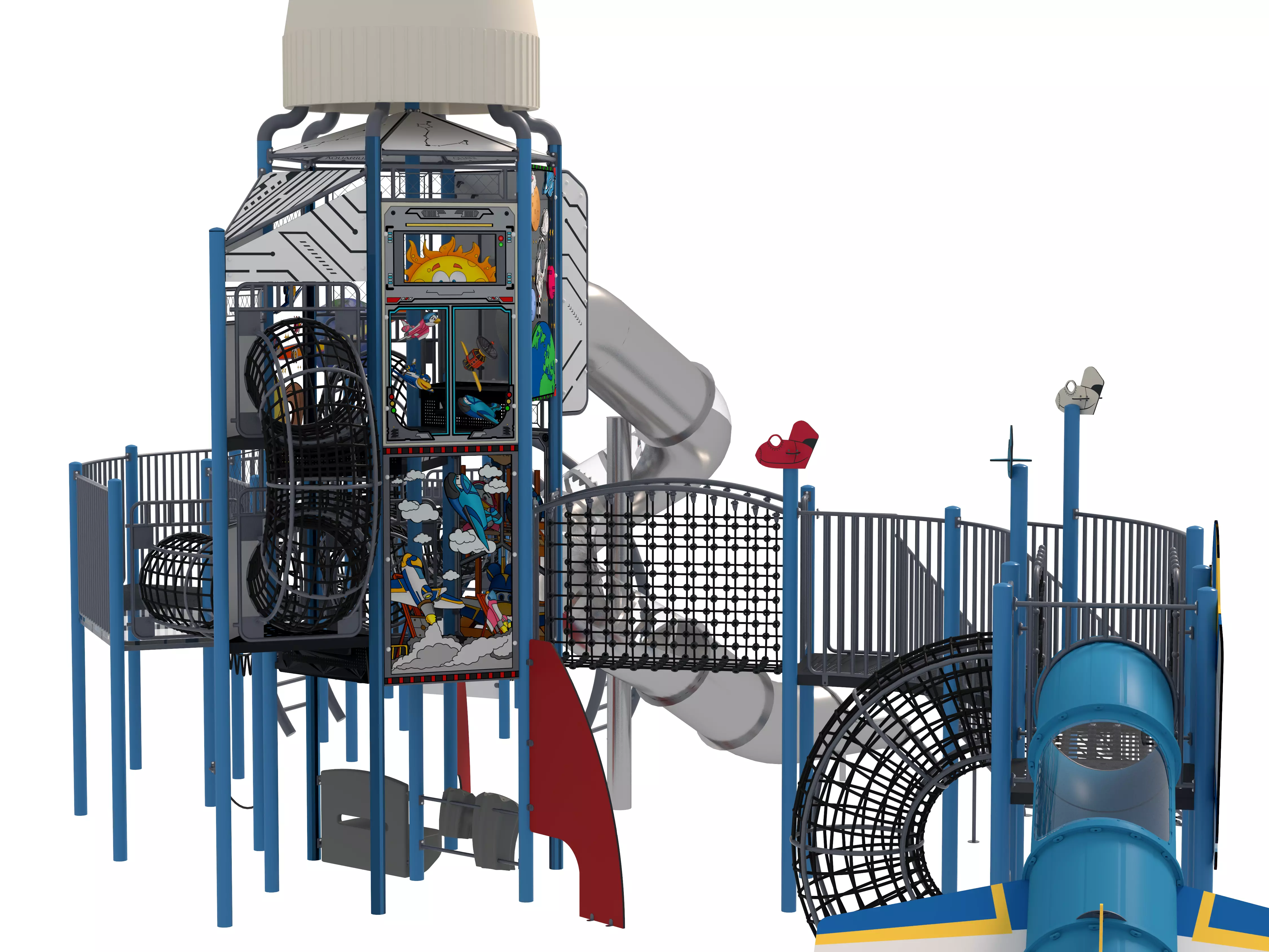 Playground for children 3D model_8