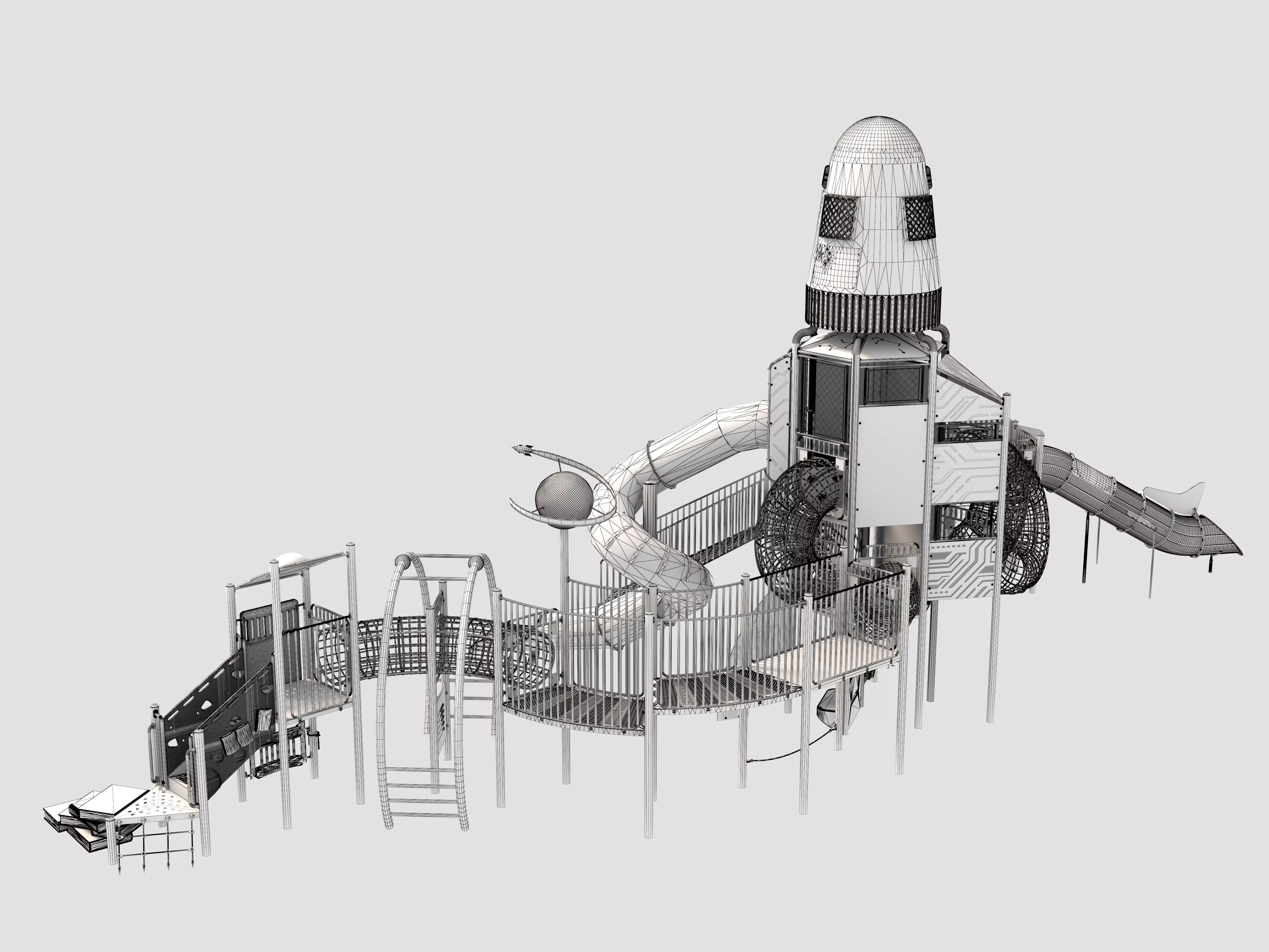Playground for children 3D model_14