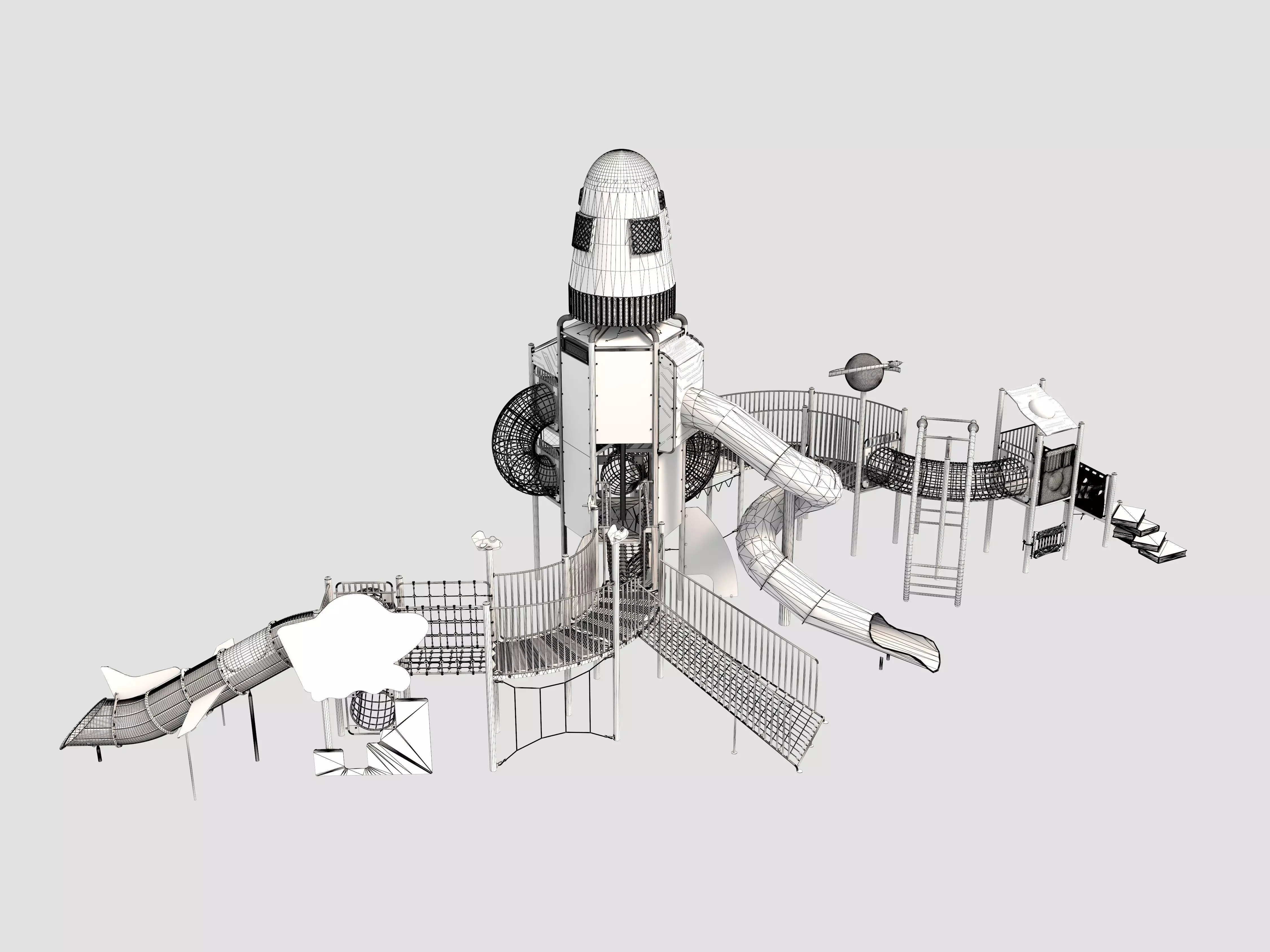 Playground for children 3D model_10