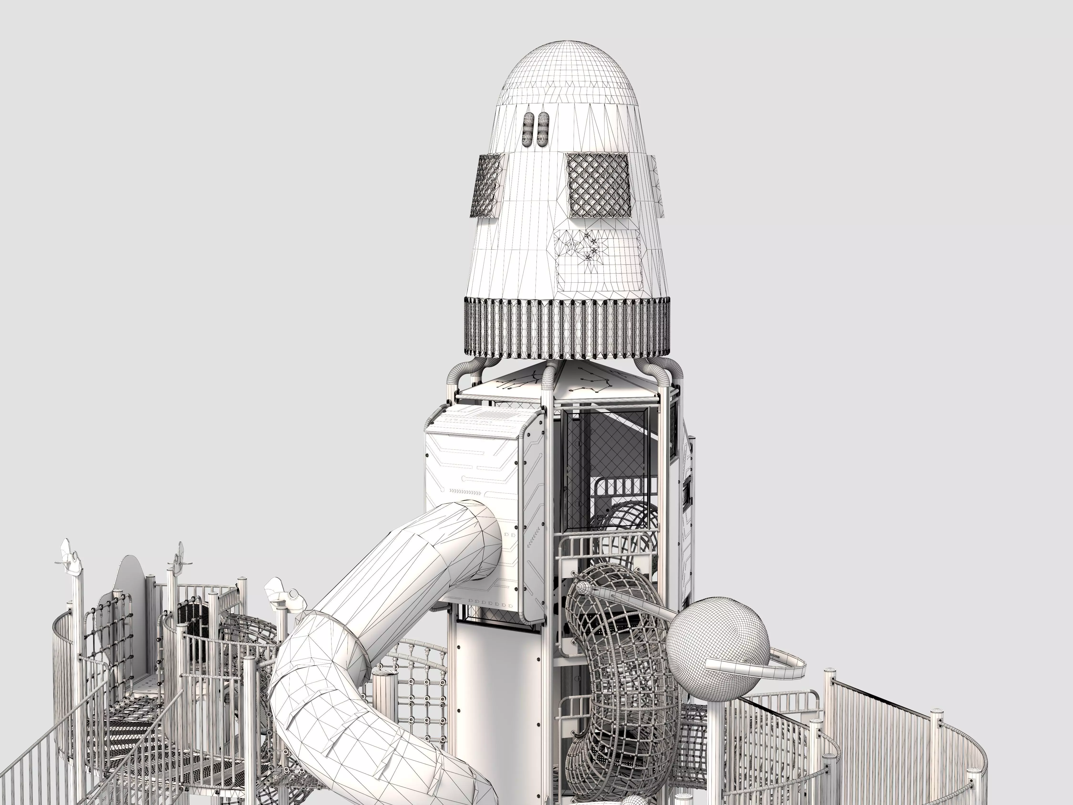 Playground for children 3D model_15