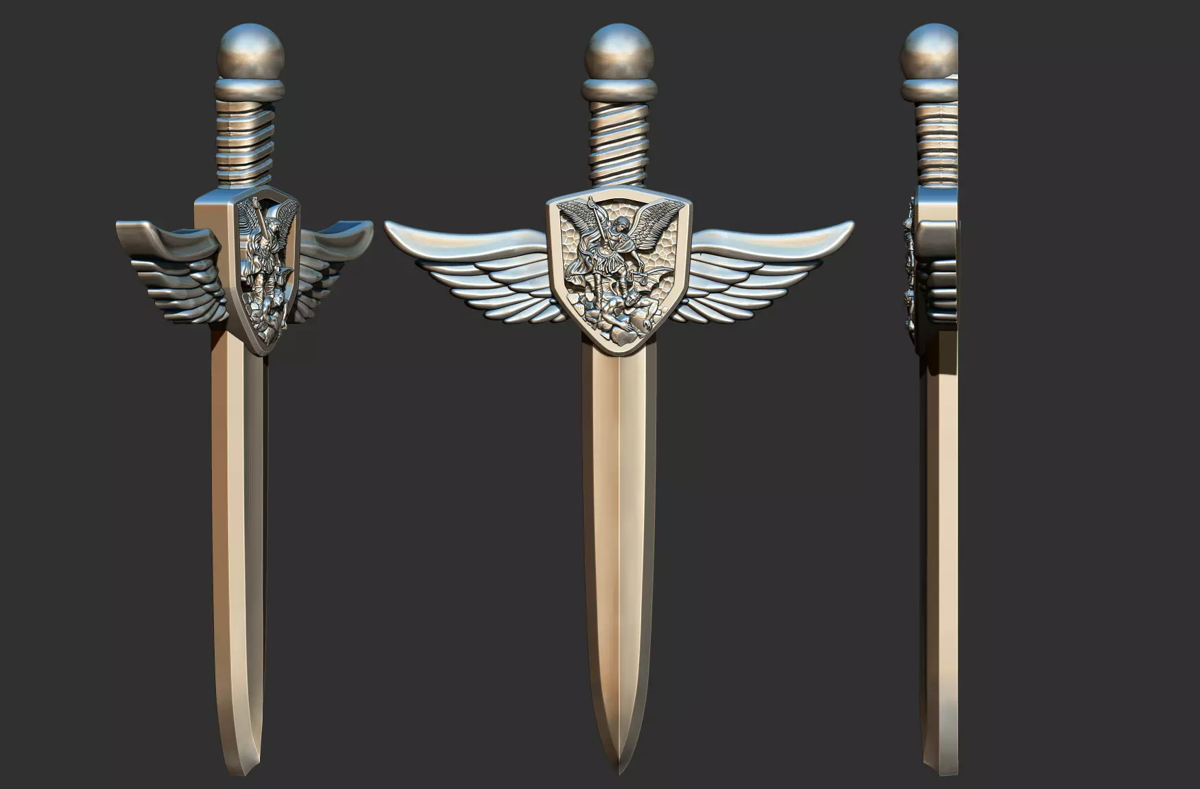 Saint Michael Sword - Espada de Sao Miguel 3D print model_0
