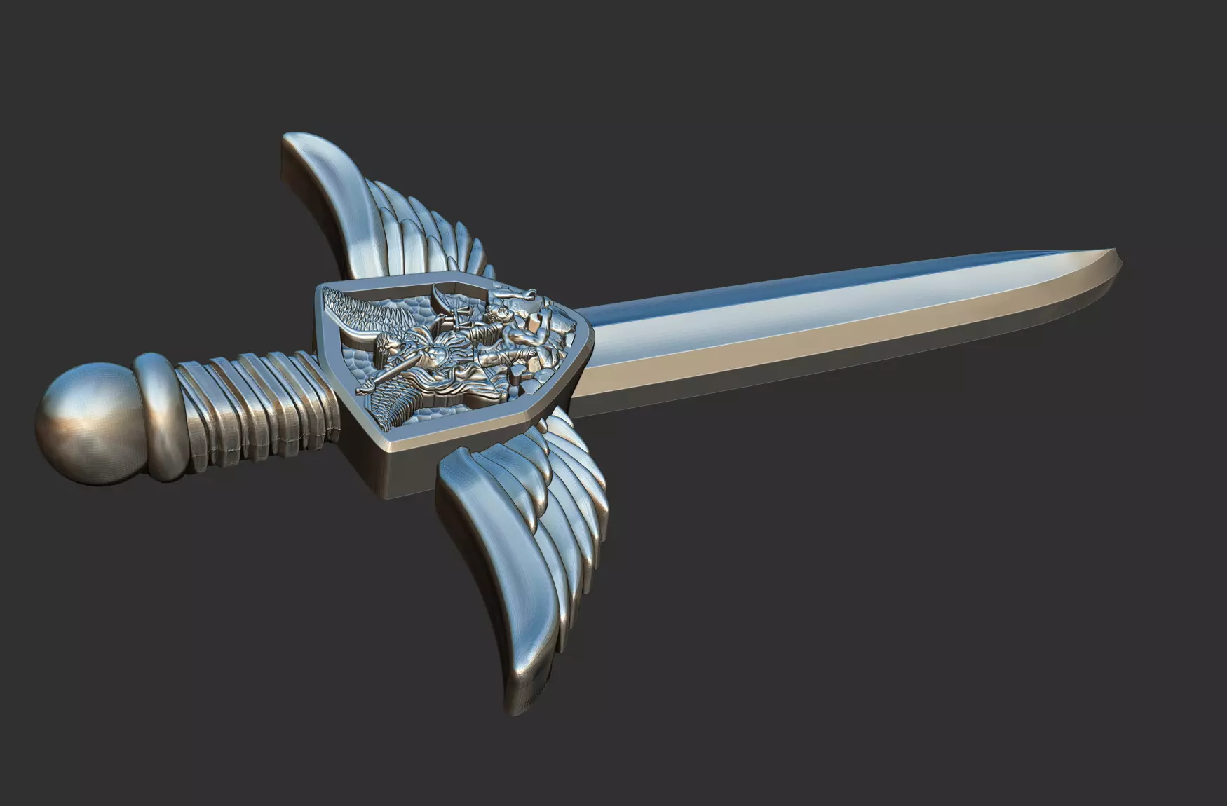 Saint Michael Sword - Espada de Sao Miguel 3D print model_3