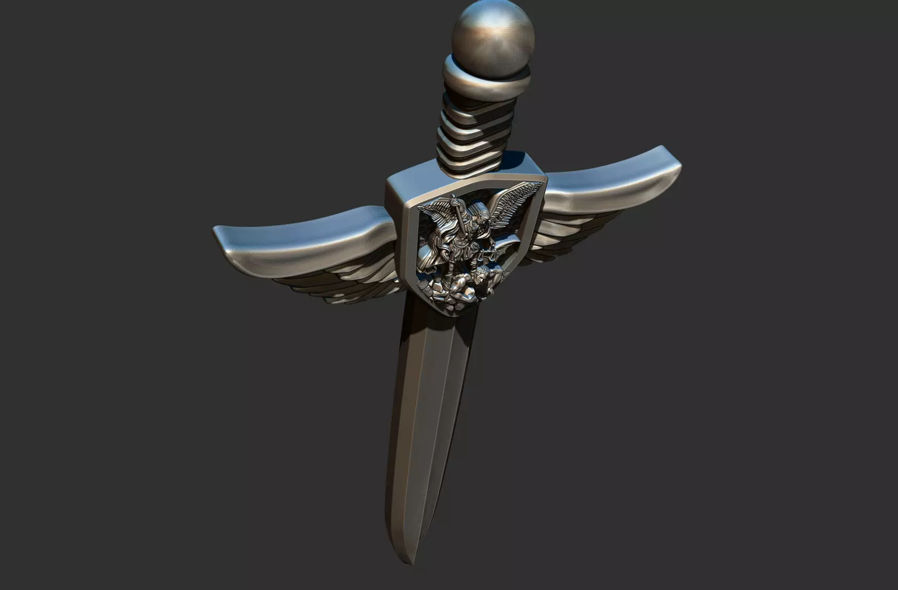 Saint Michael Sword - Espada de Sao Miguel 3D print model_7