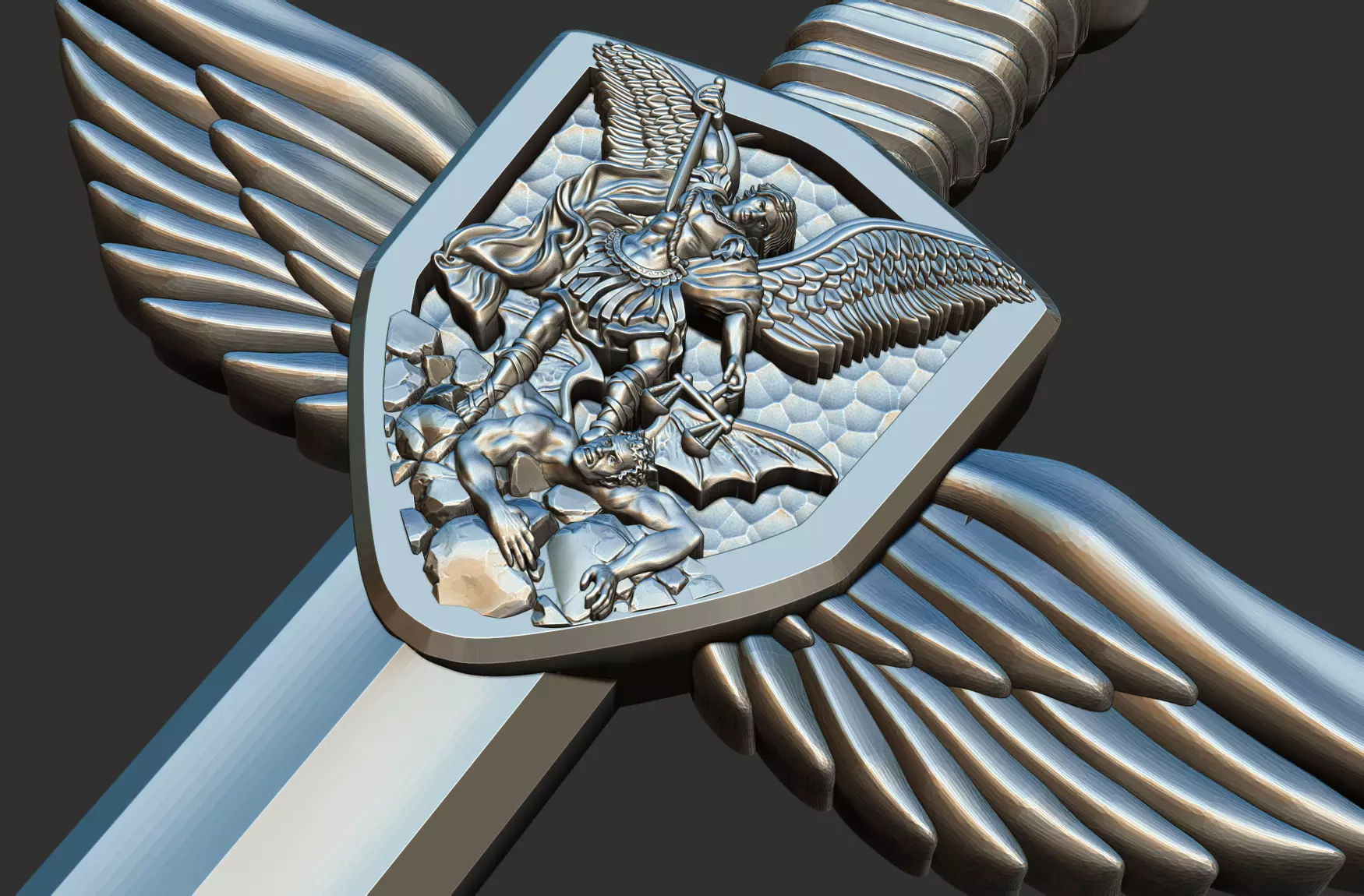 Saint Michael Sword - Espada de Sao Miguel 3D print model_5