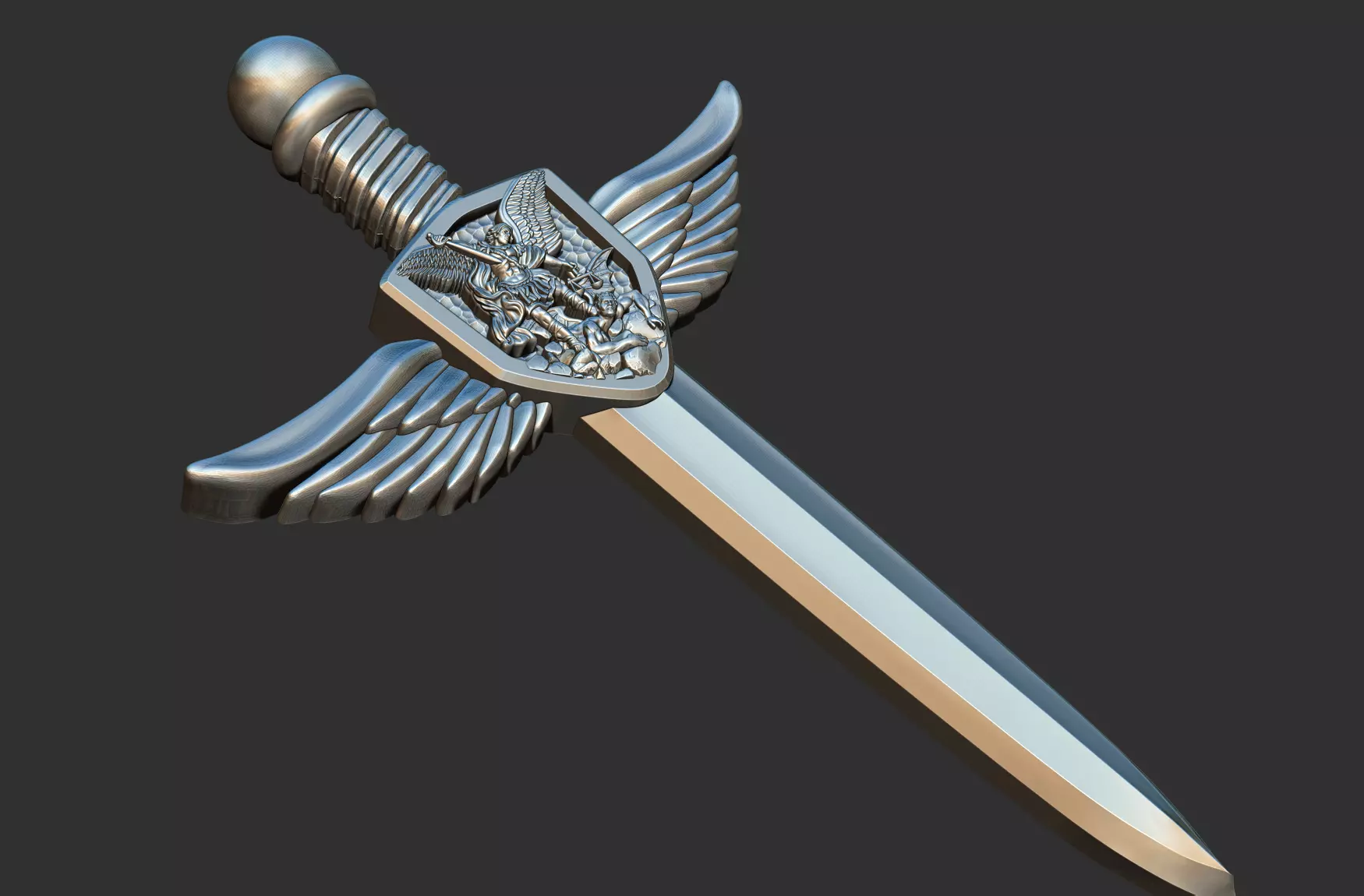 Saint Michael Sword - Espada de Sao Miguel 3D print model_2
