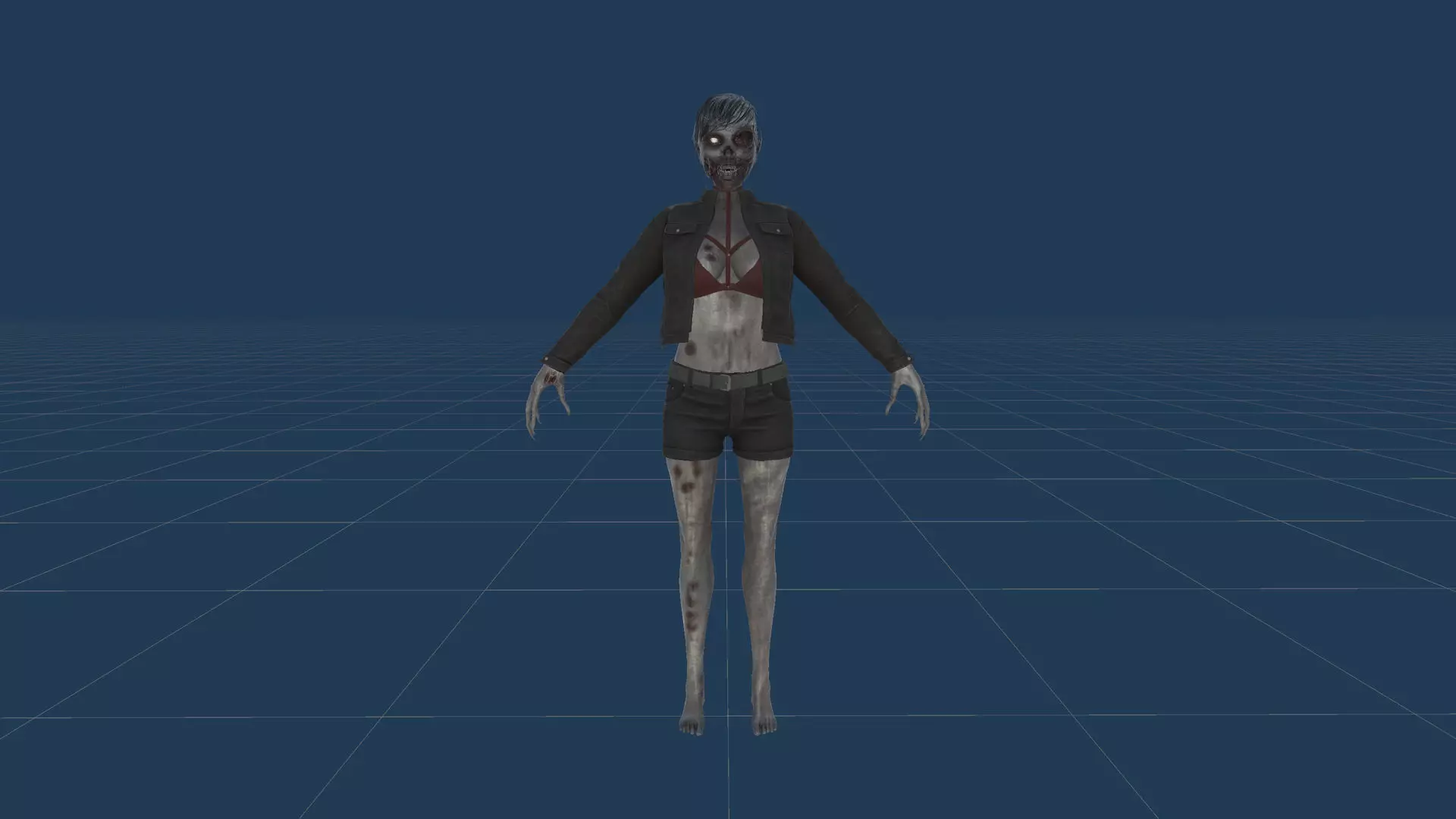 Zombie Pack 3D Model Collection_31