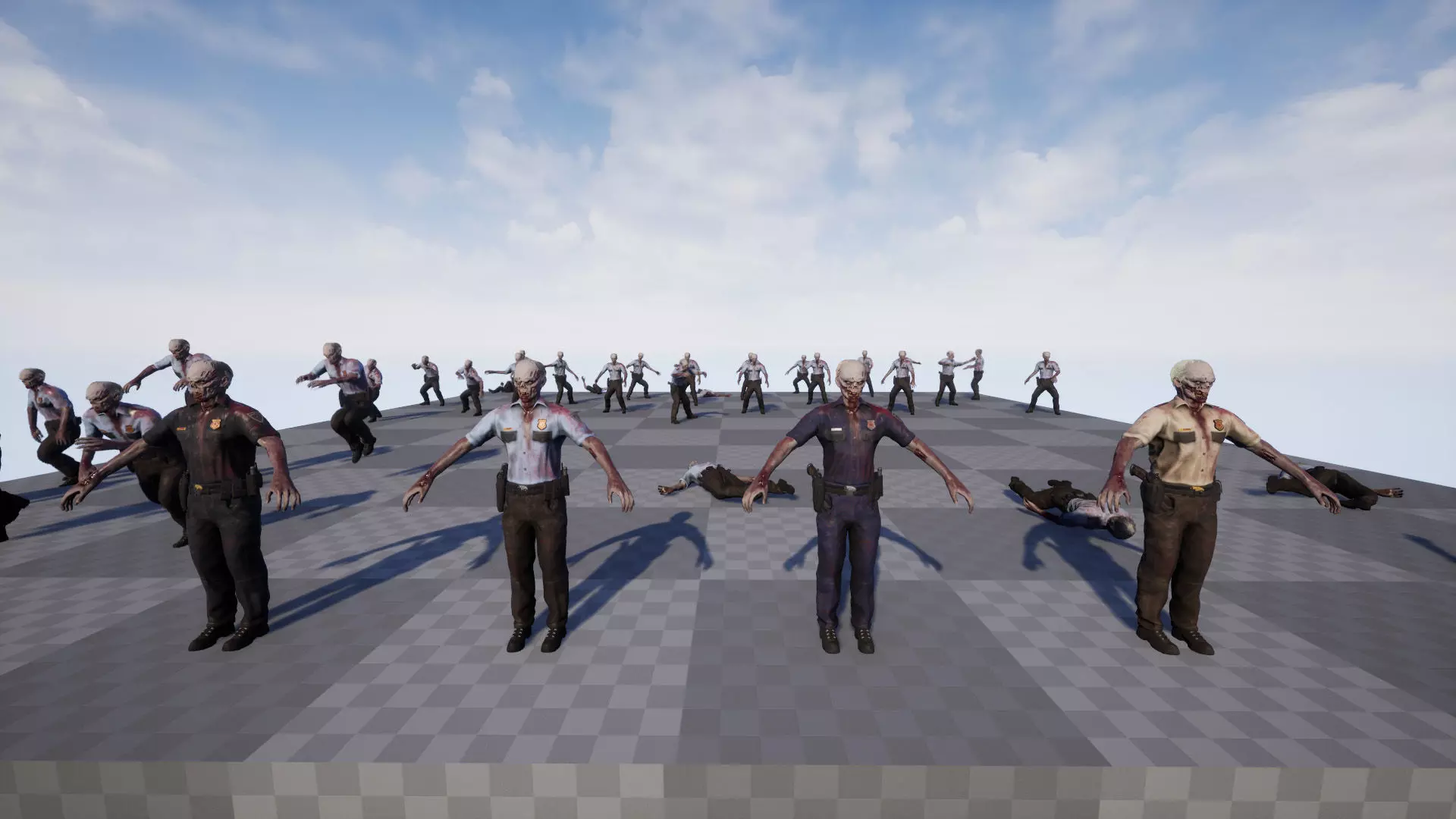 Zombie Pack 3D Model Collection_34