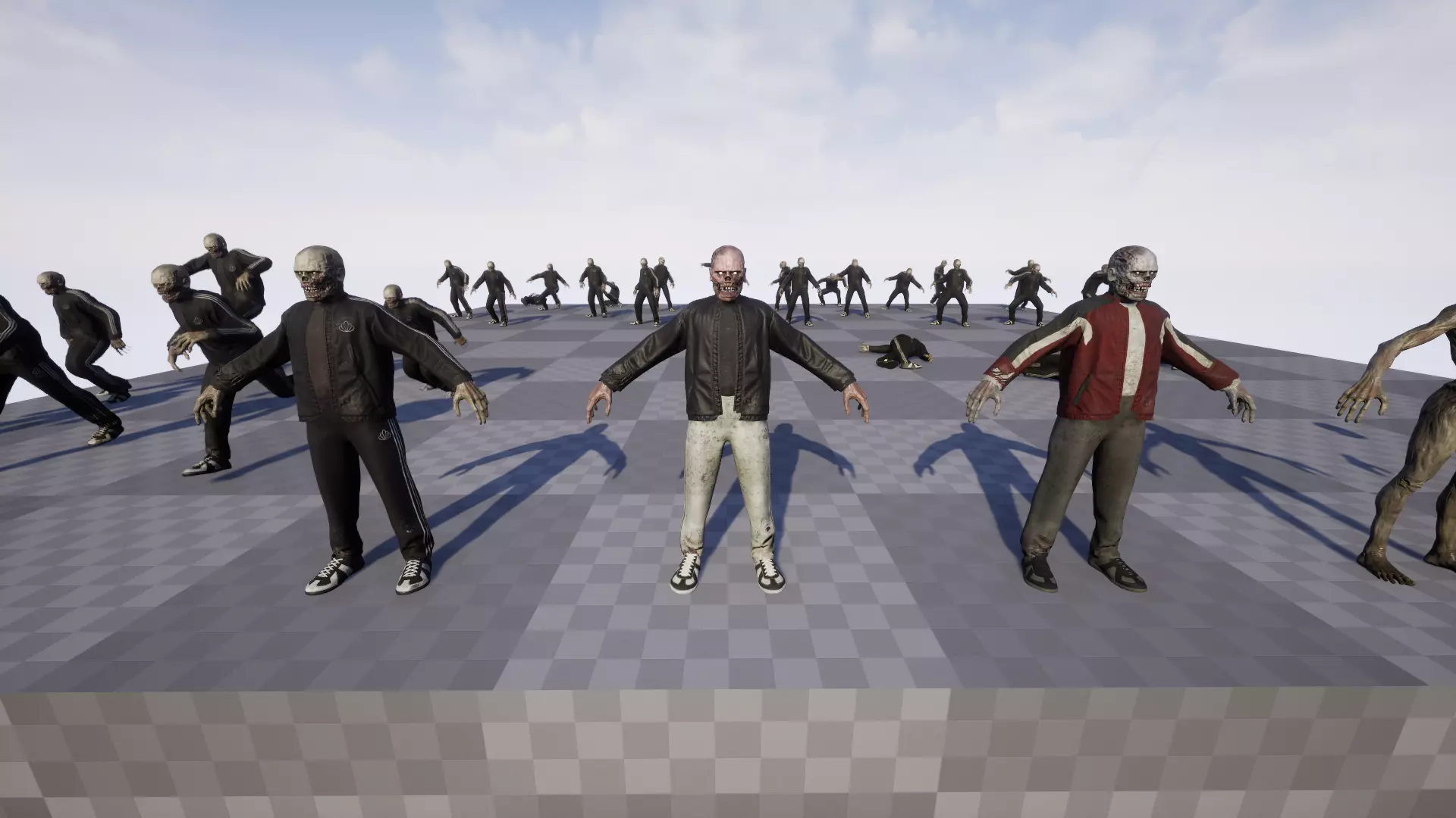 Zombie Pack 3D Model Collection_22