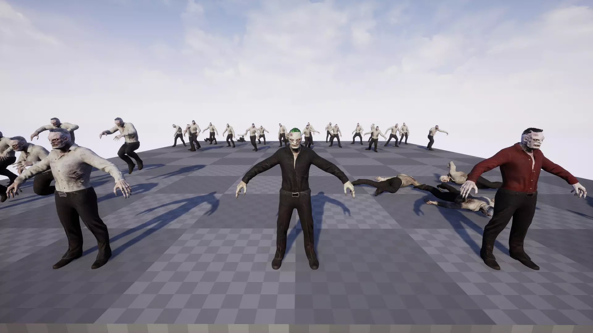 Zombie Pack 3D Model Collection_18