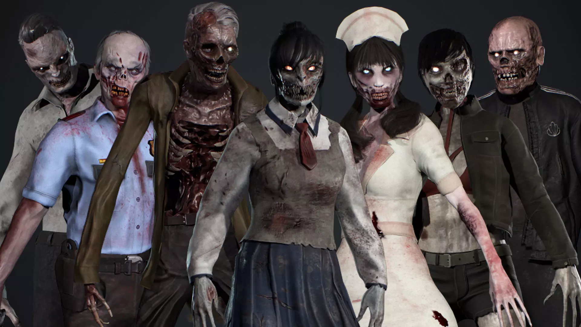 Zombie Pack 3D Model Collection_36