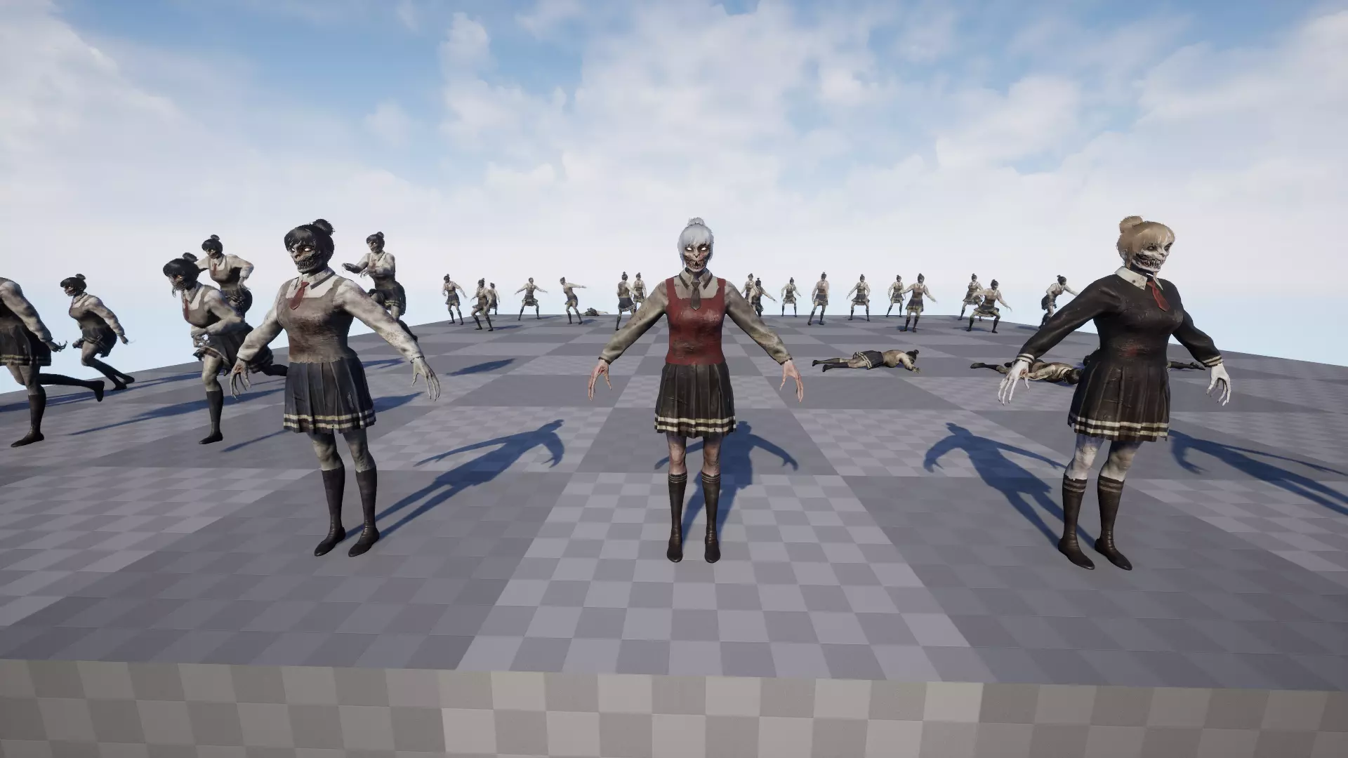 Zombie Pack 3D Model Collection_14