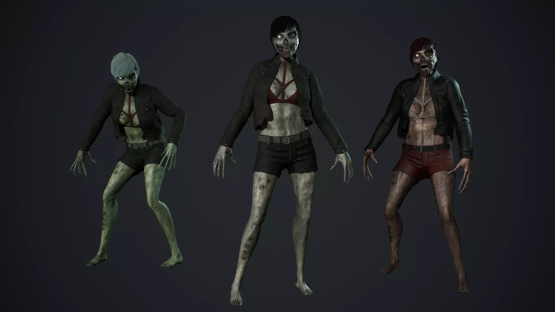Zombie Pack 3D Model Collection_29