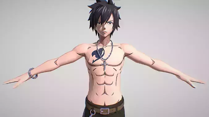 Gray Fullbuster - Fairy Tail - Fierce Fight