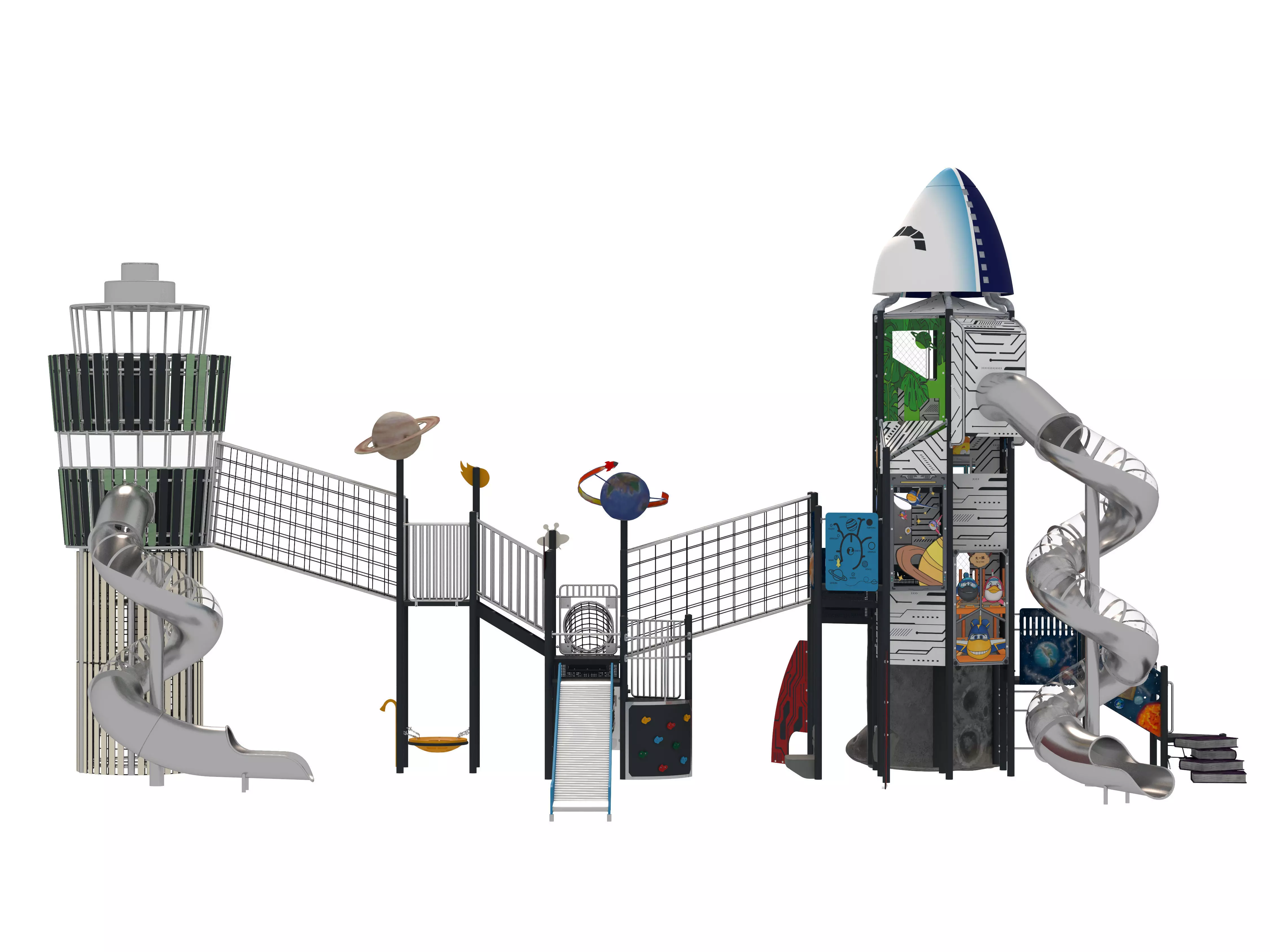 Playground for children 04 3D model_0