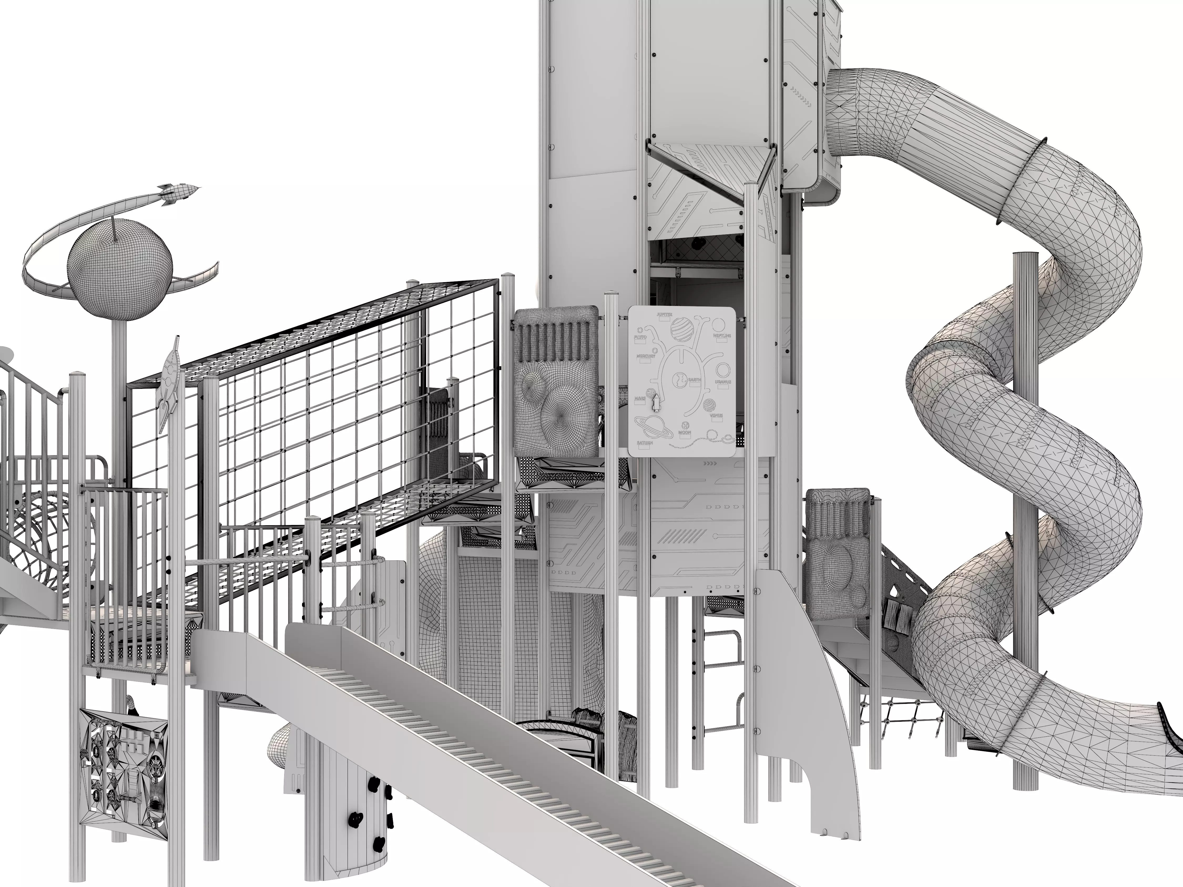 Playground for children 04 3D model_17