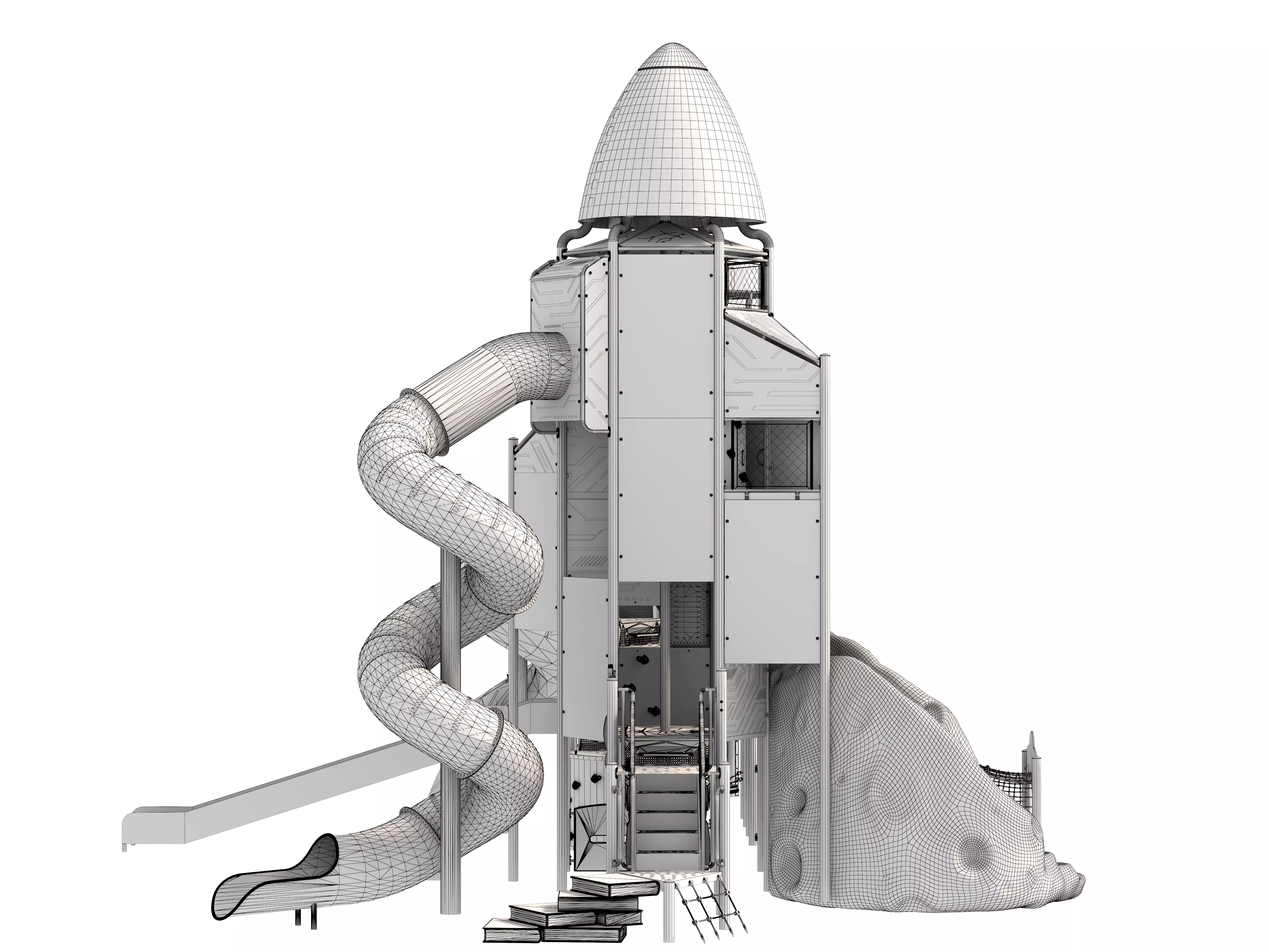 Playground for children 04 3D model_10