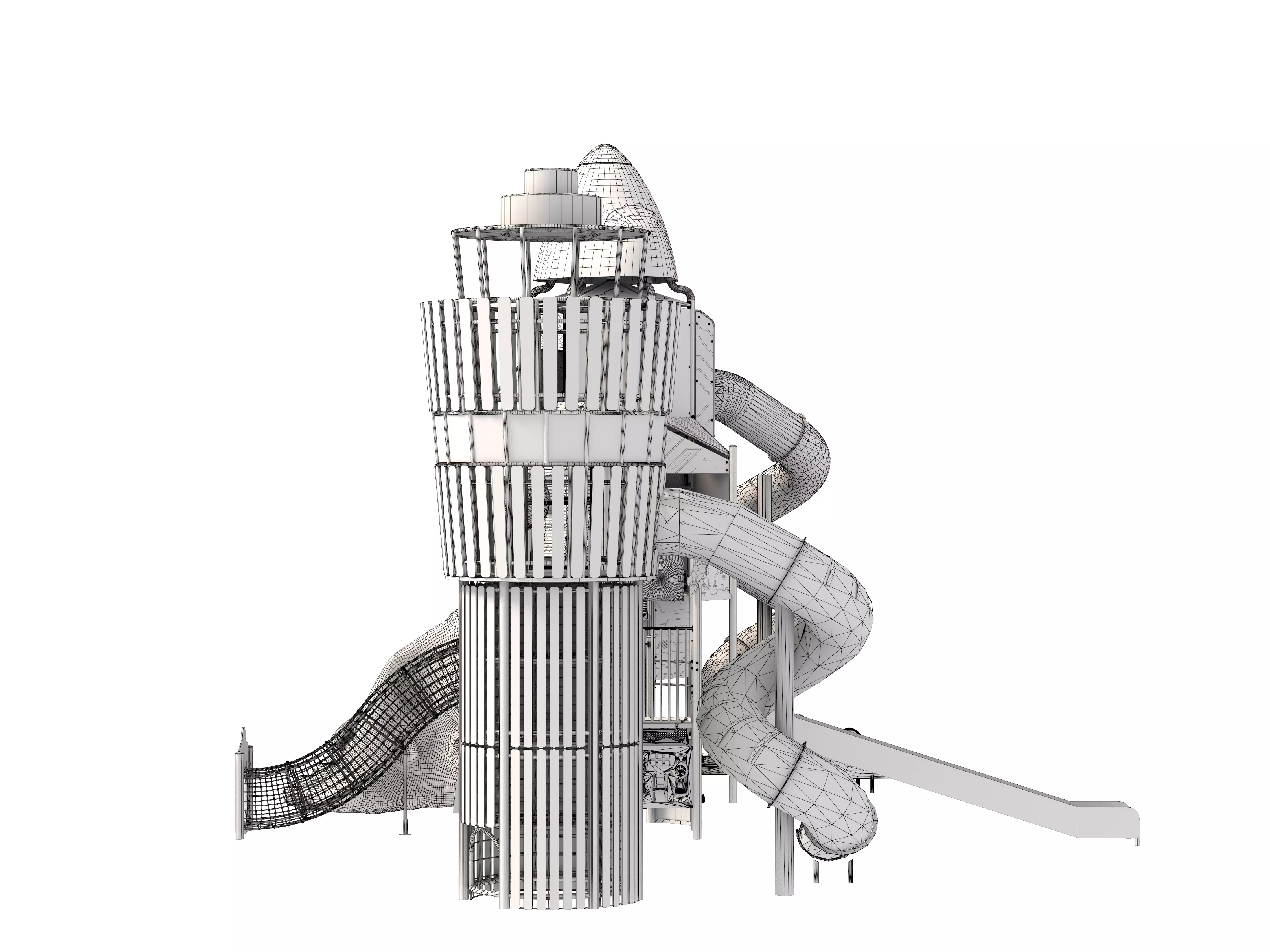 Playground for children 04 3D model_13