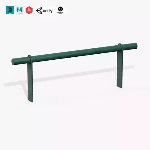 Trip Rail Low-poly 3D model