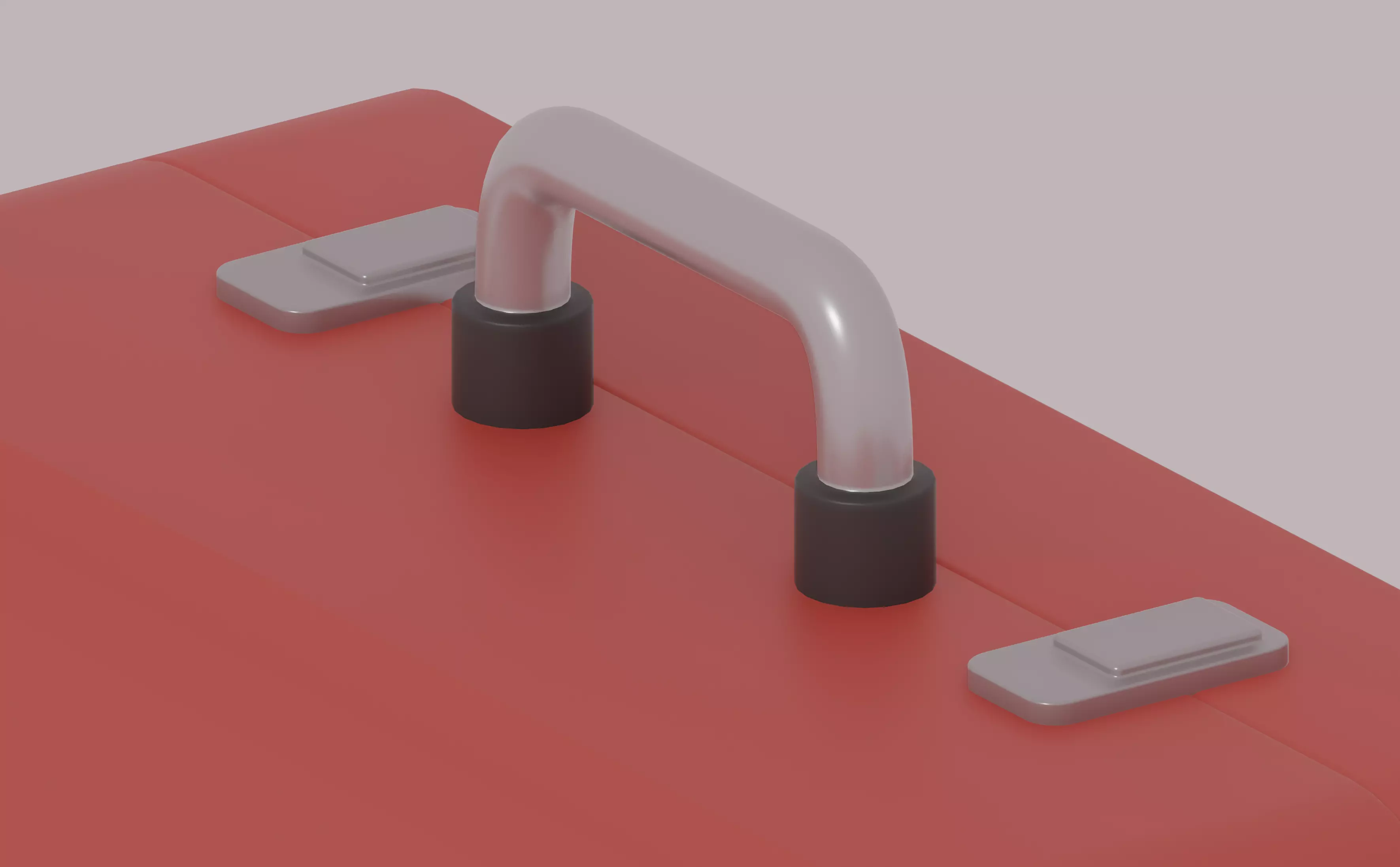 First Aid Kit Low-poly 3D model_9