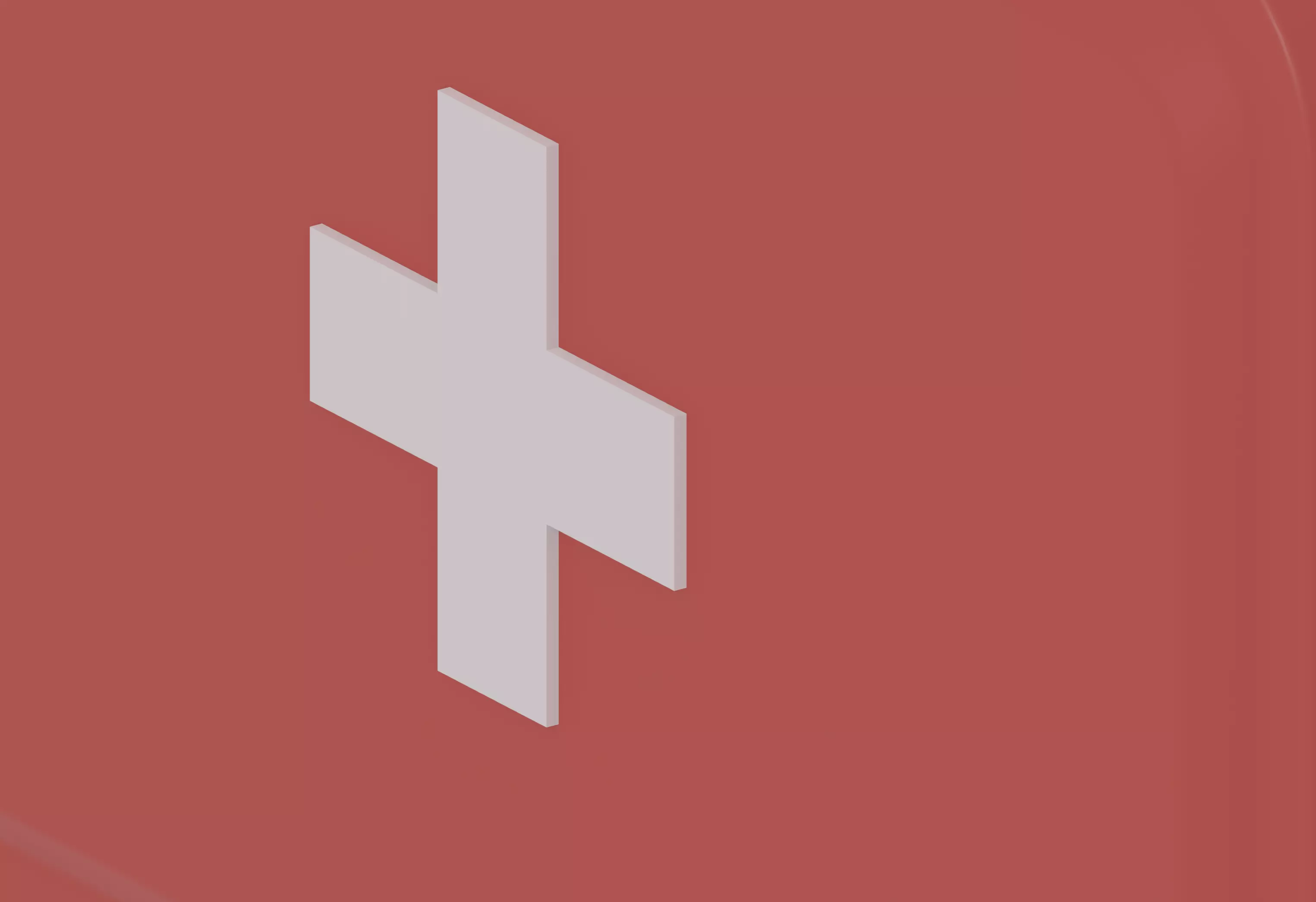 First Aid Kit Low-poly 3D model_8