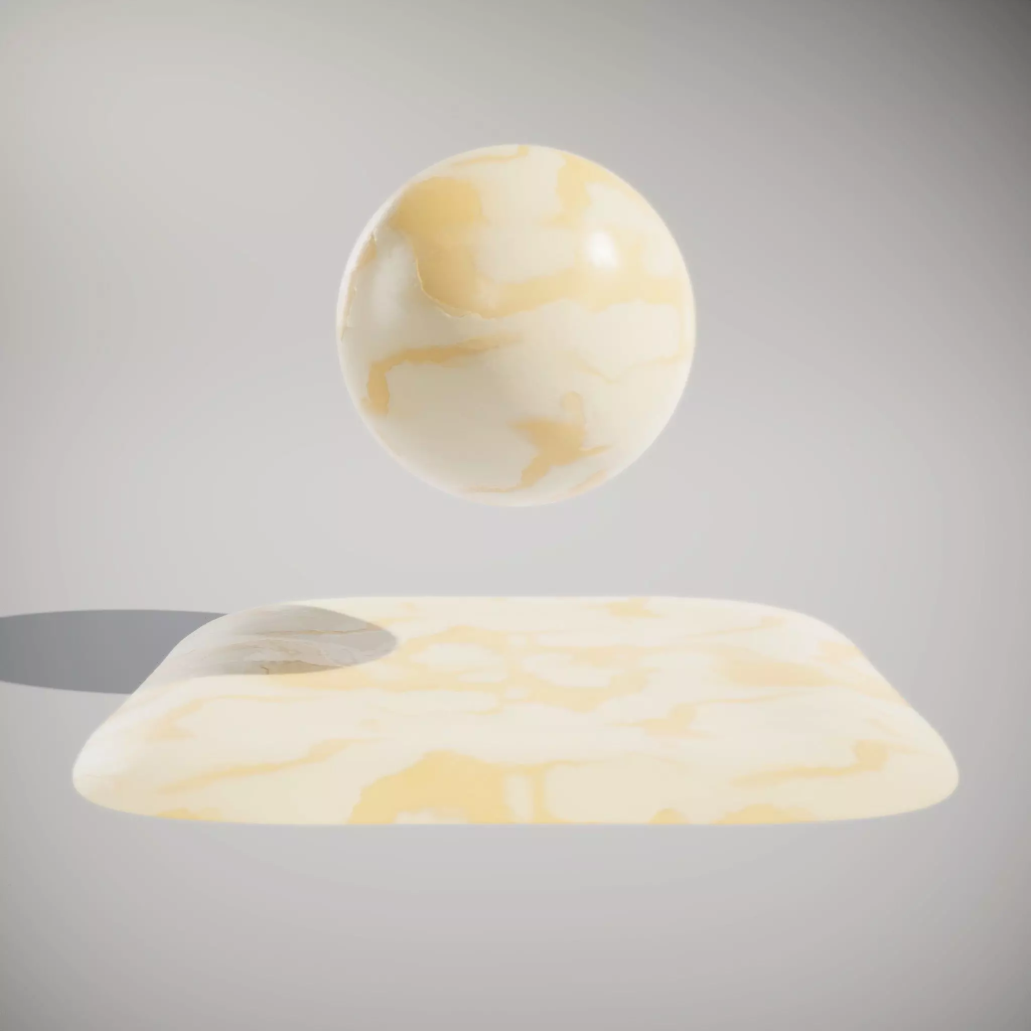 Marble Veined Light HQ PBR Textures Set Texture_2