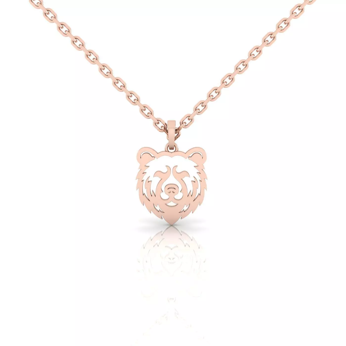 Bear Pendent 3D print model_11