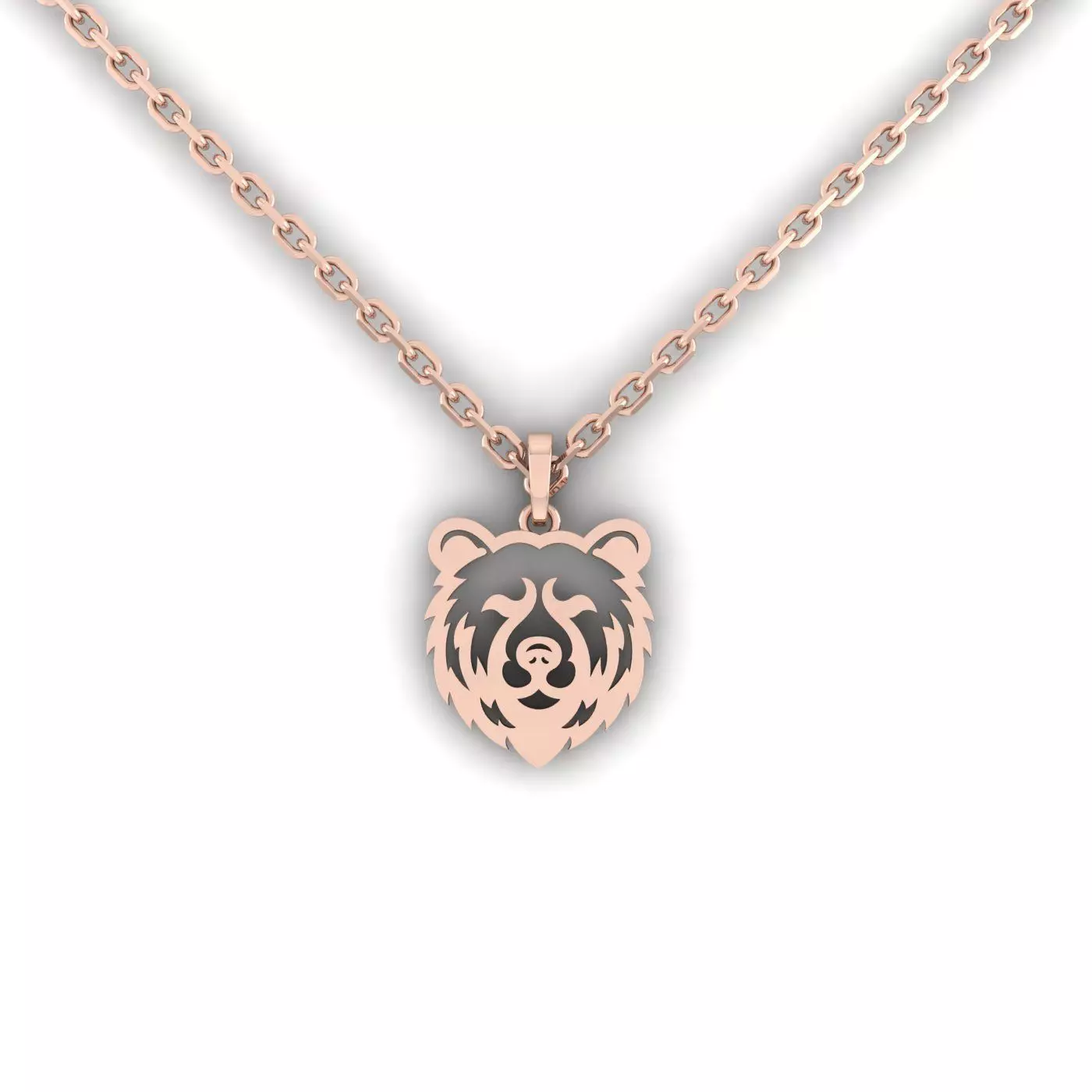 Bear Pendent 3D print model_8