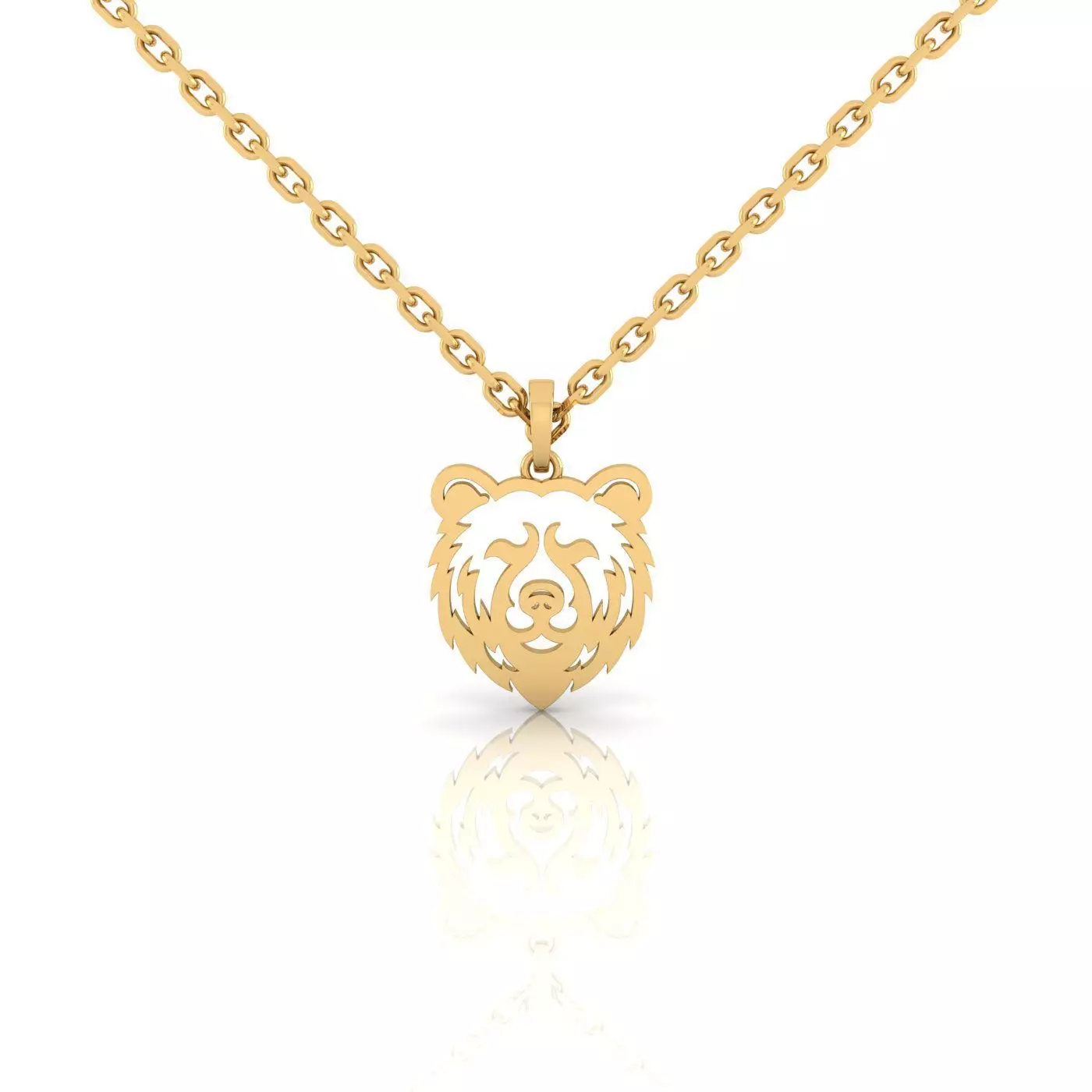 Bear Pendent 3D print model_9