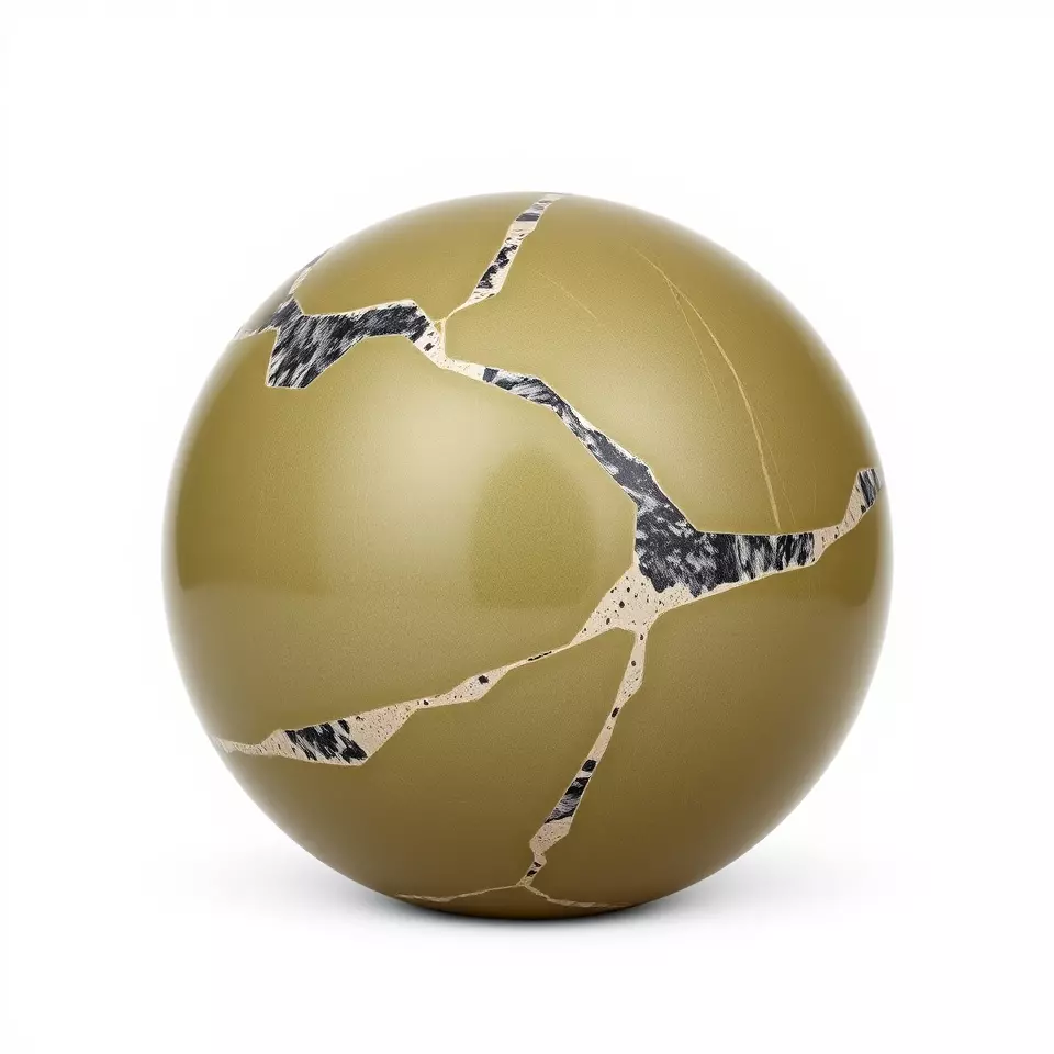 Ceramic Gold Veined HQ PBR Textures Set Texture_1