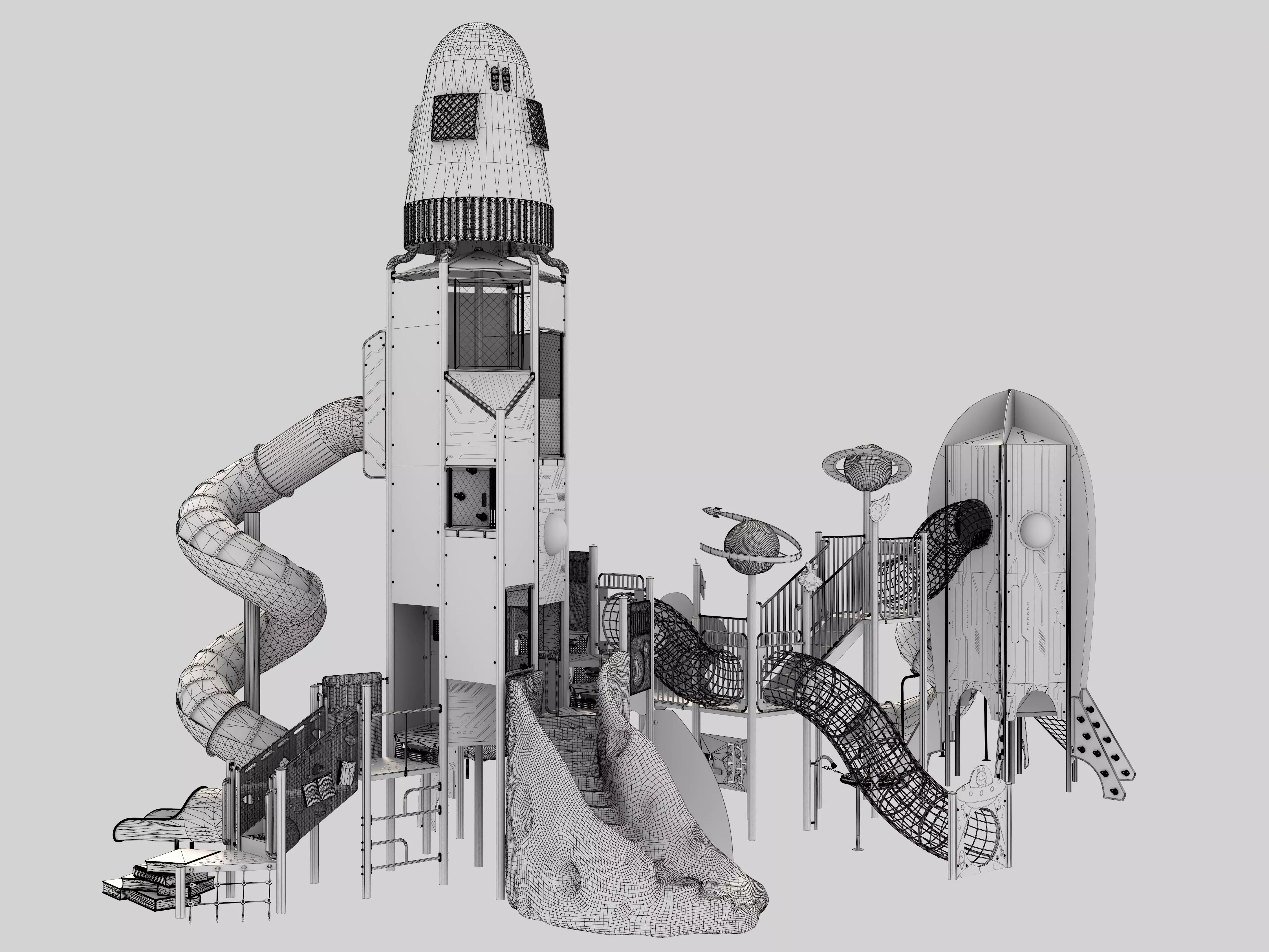 Playground for children 05 3D model_15