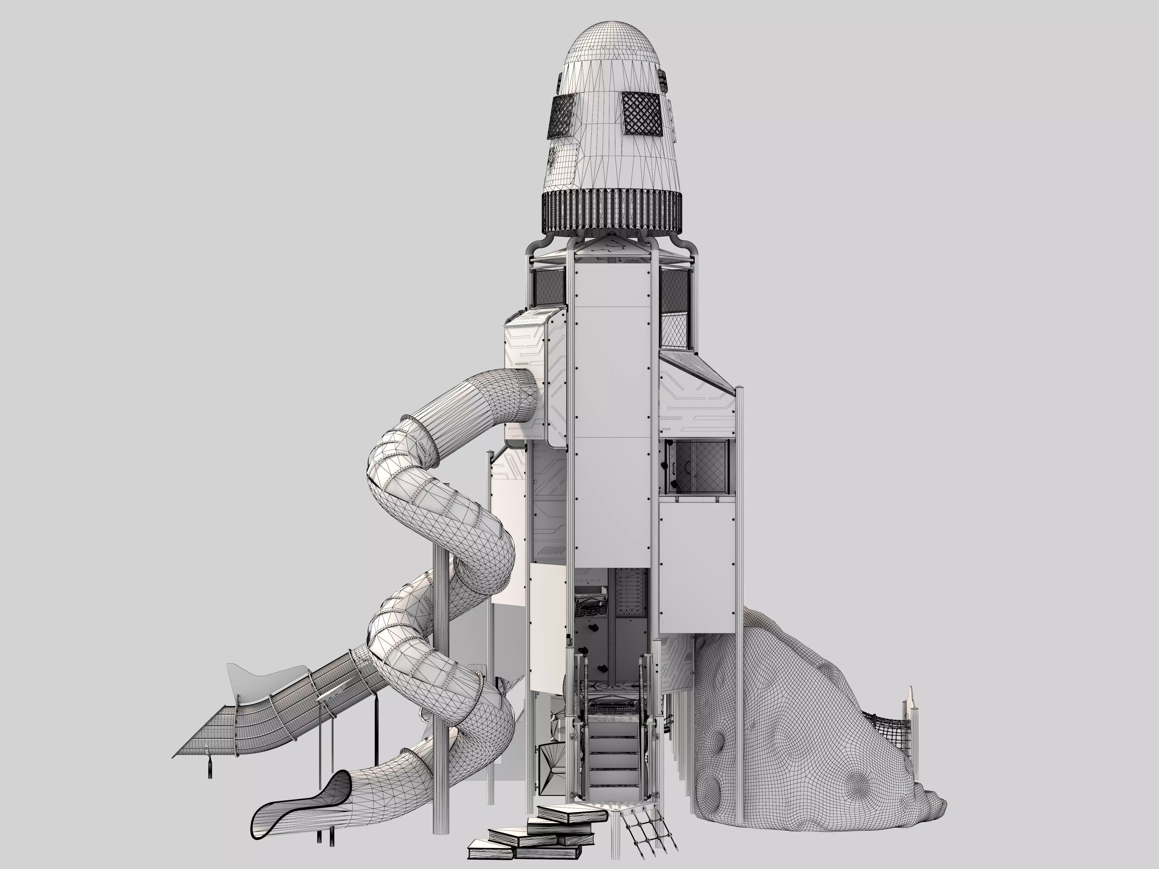 Playground for children 05 3D model_10