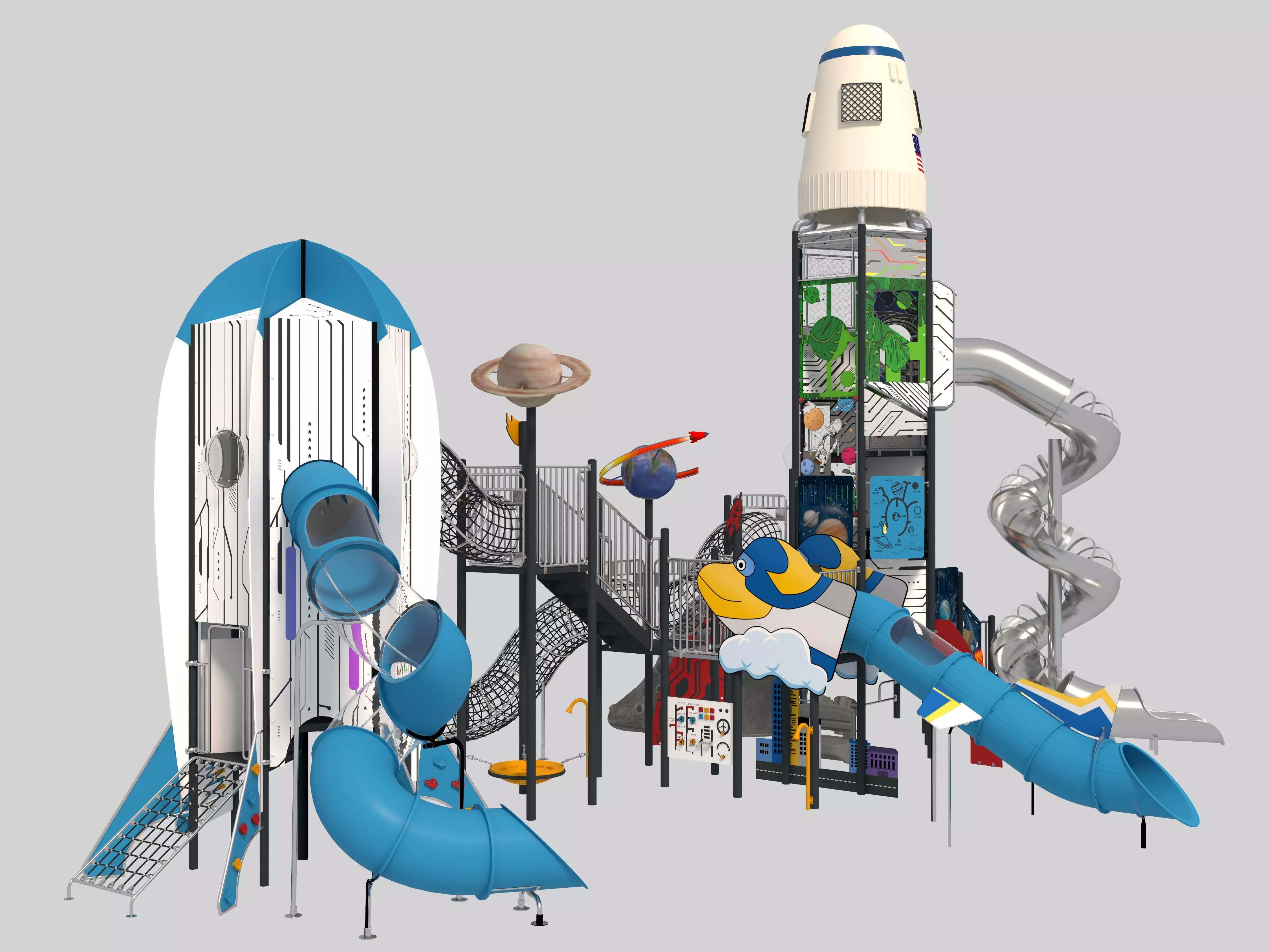 Playground for children 05 3D model_0