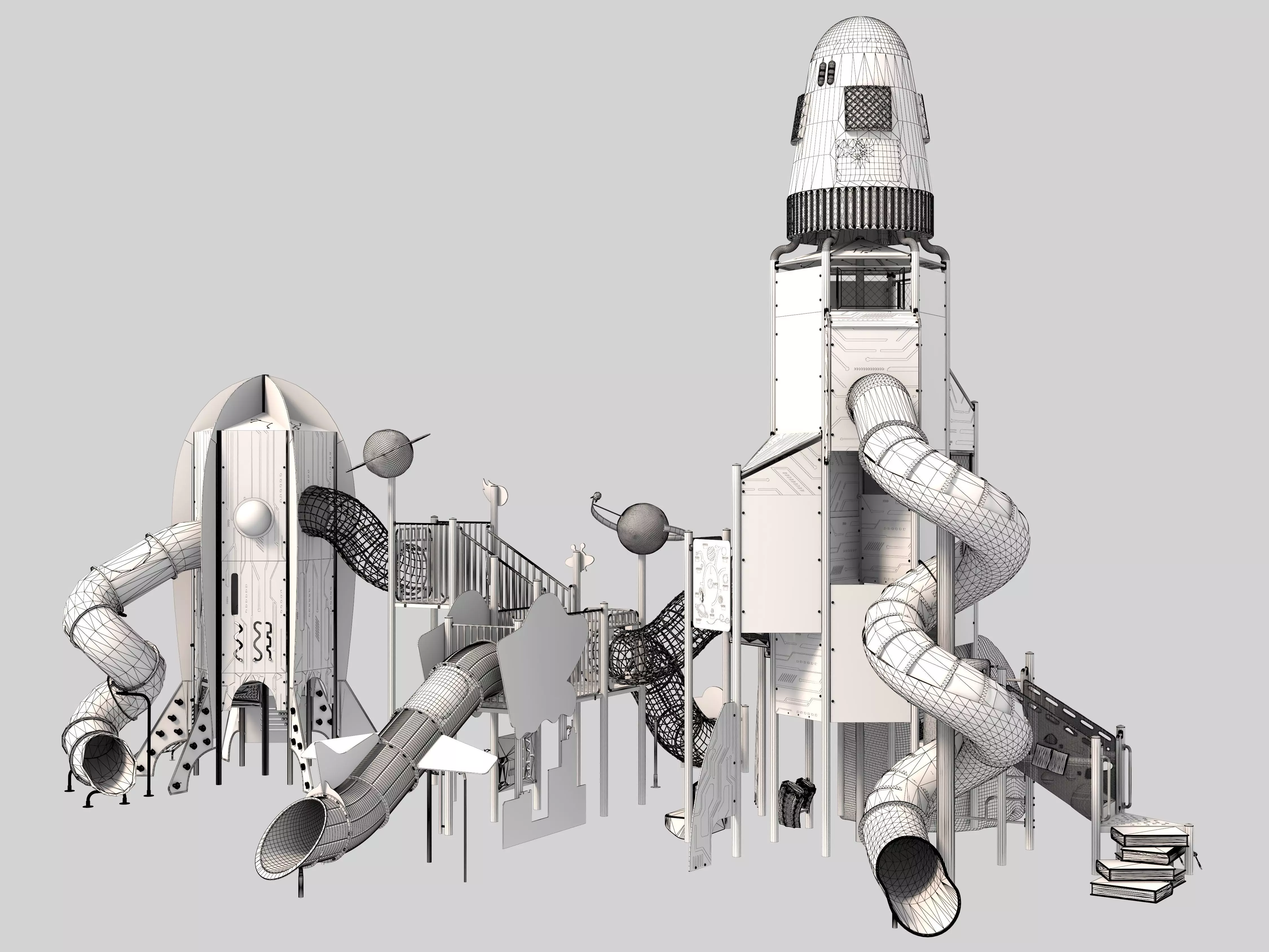 Playground for children 05 3D model_14