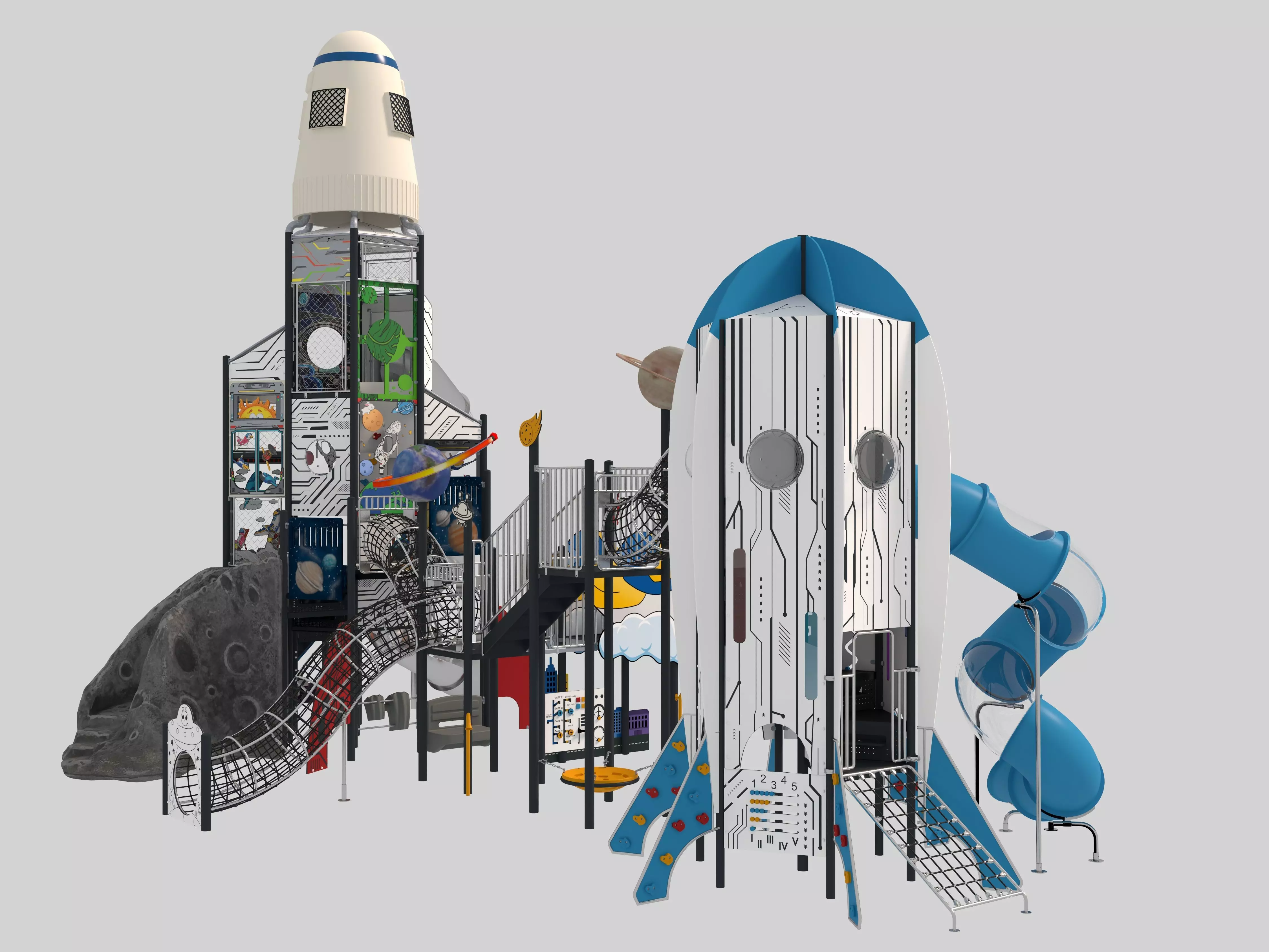 Playground for children 05 3D model_6