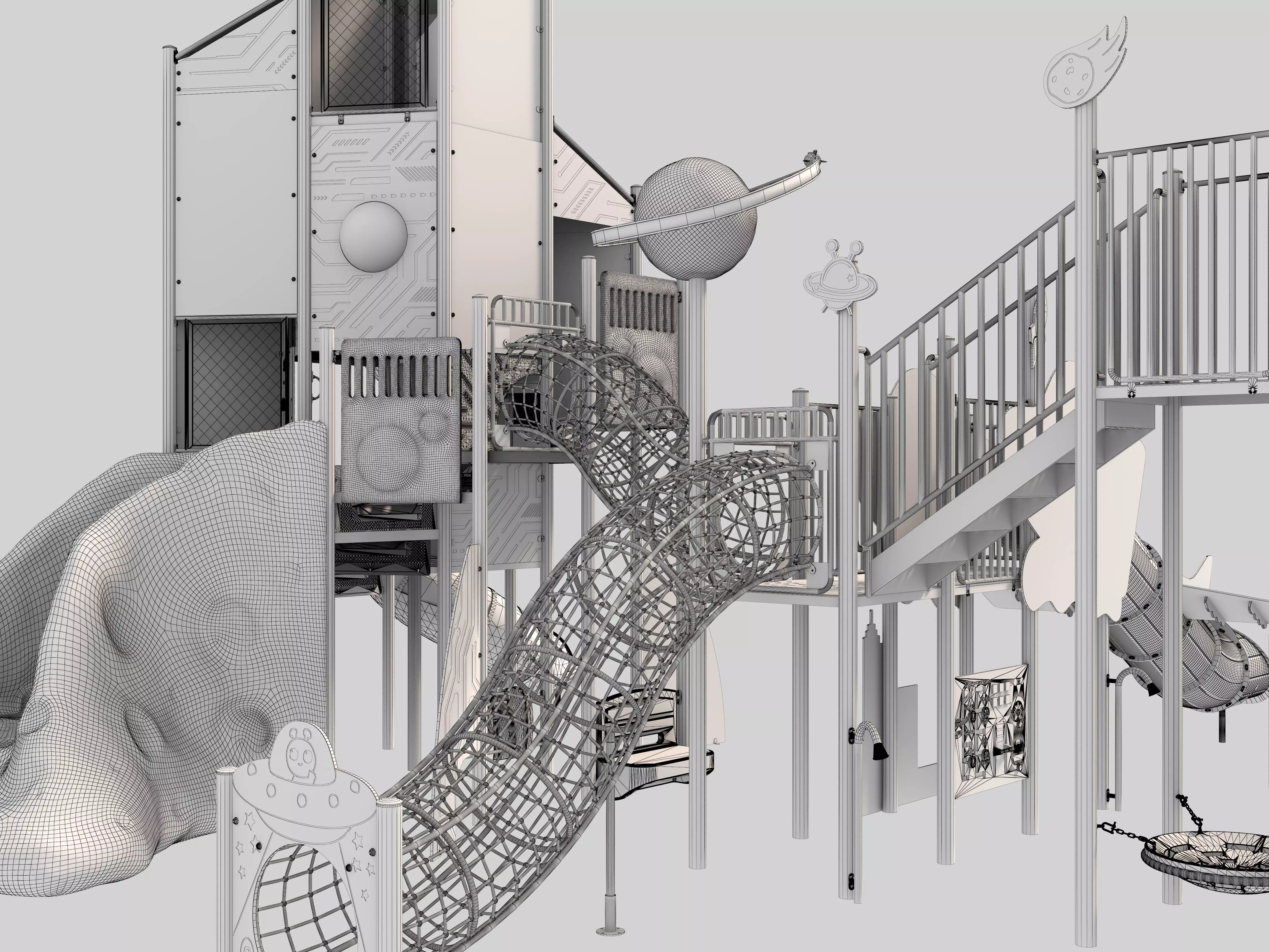 Playground for children 05 3D model_19