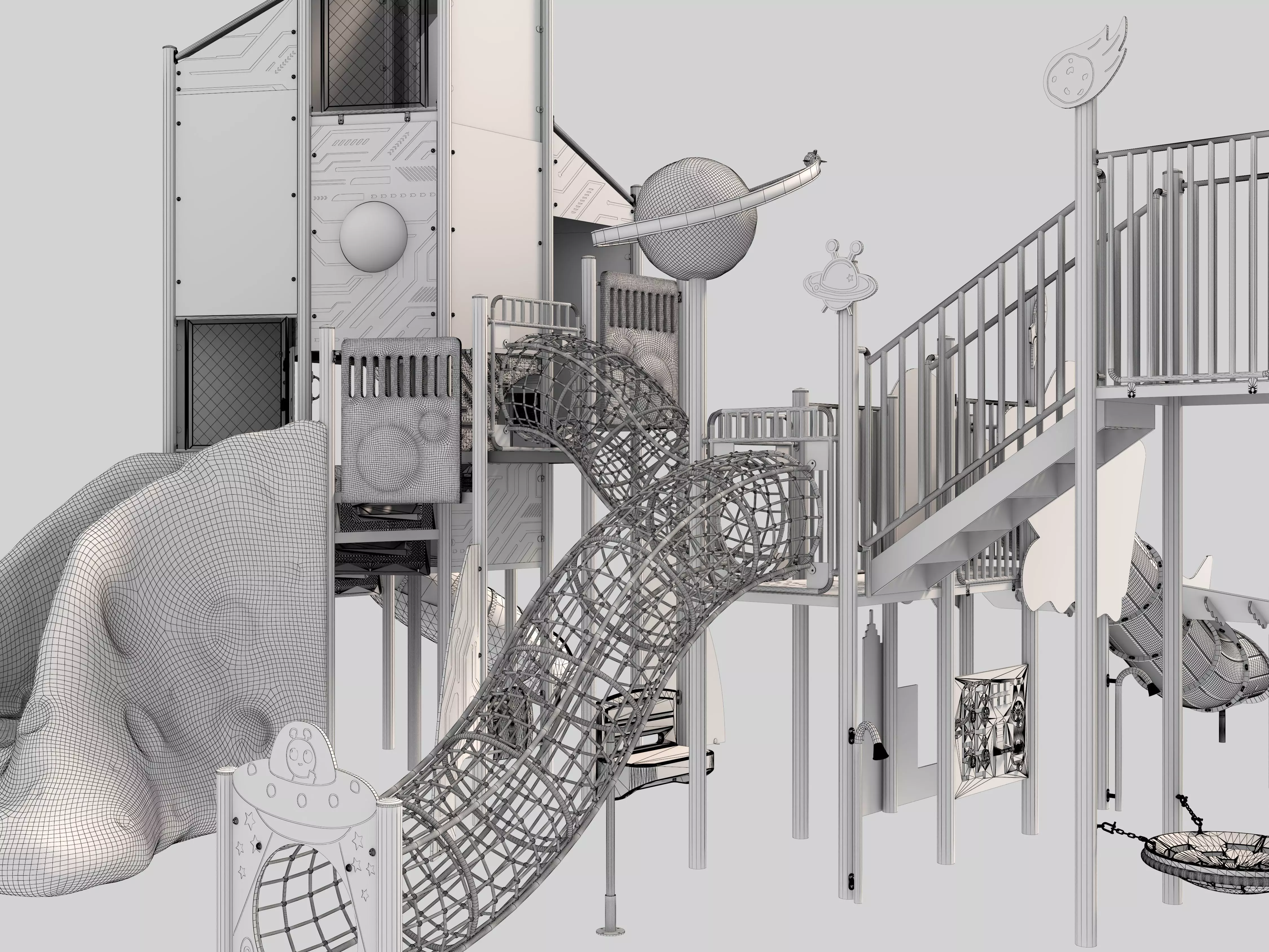 Playground for children 05 3D model_20